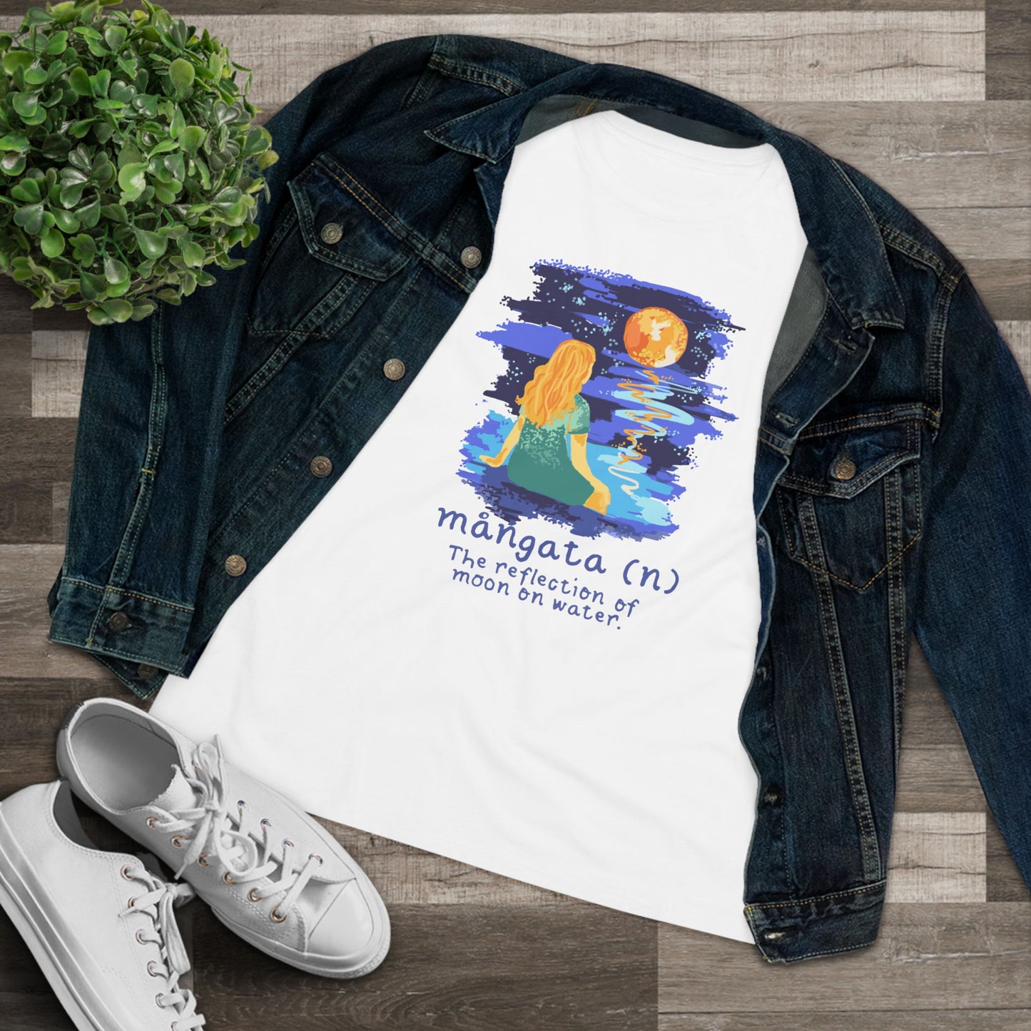 Swedish Mangata Moon Reflection Women's Tee