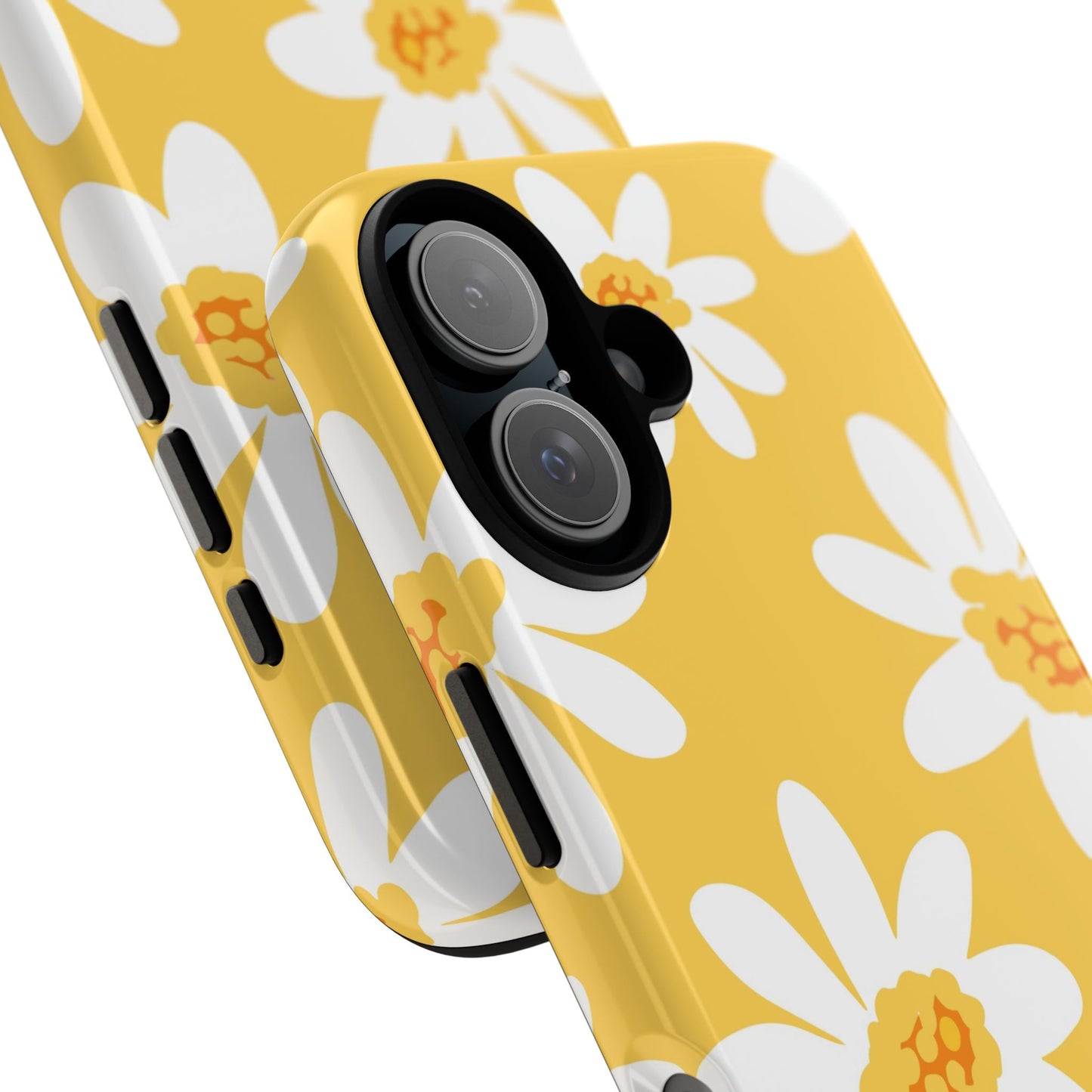 Yellow Daisy Phone Case, Floral Phone Cover, Tough Case, Summer Vibe Accessory, Gift for Nature Lovers, Bright Floral Design