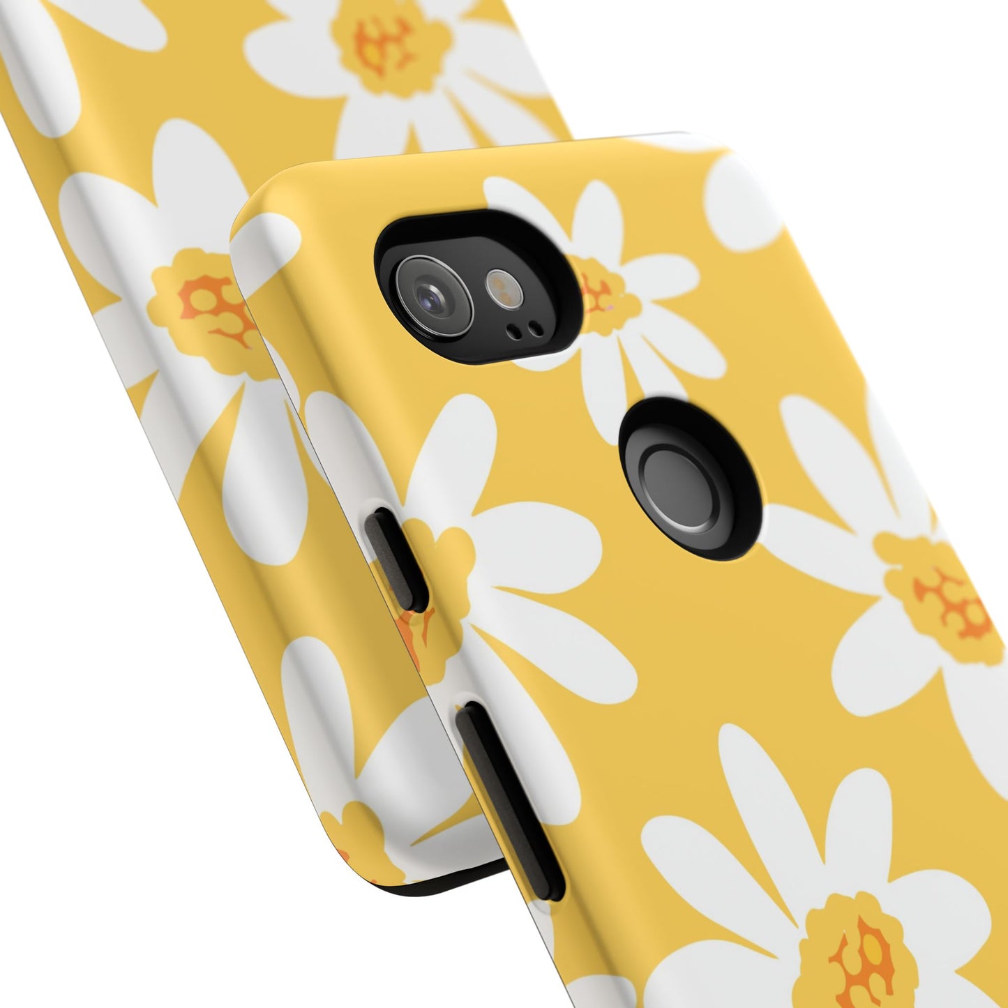 Yellow Daisy Phone Case, Floral Phone Cover, Tough Case, Summer Vibe Accessory, Gift for Nature Lovers, Bright Floral Design