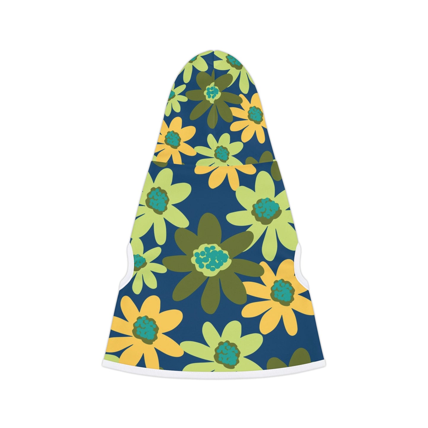 Daisy Floral Pet Hoodie for Stylish Dogs, Cozy Pet Apparel for Spring, Pet Fashion, Cute Dog Outfit, Dog Clothes, Gift for Pet Lovers