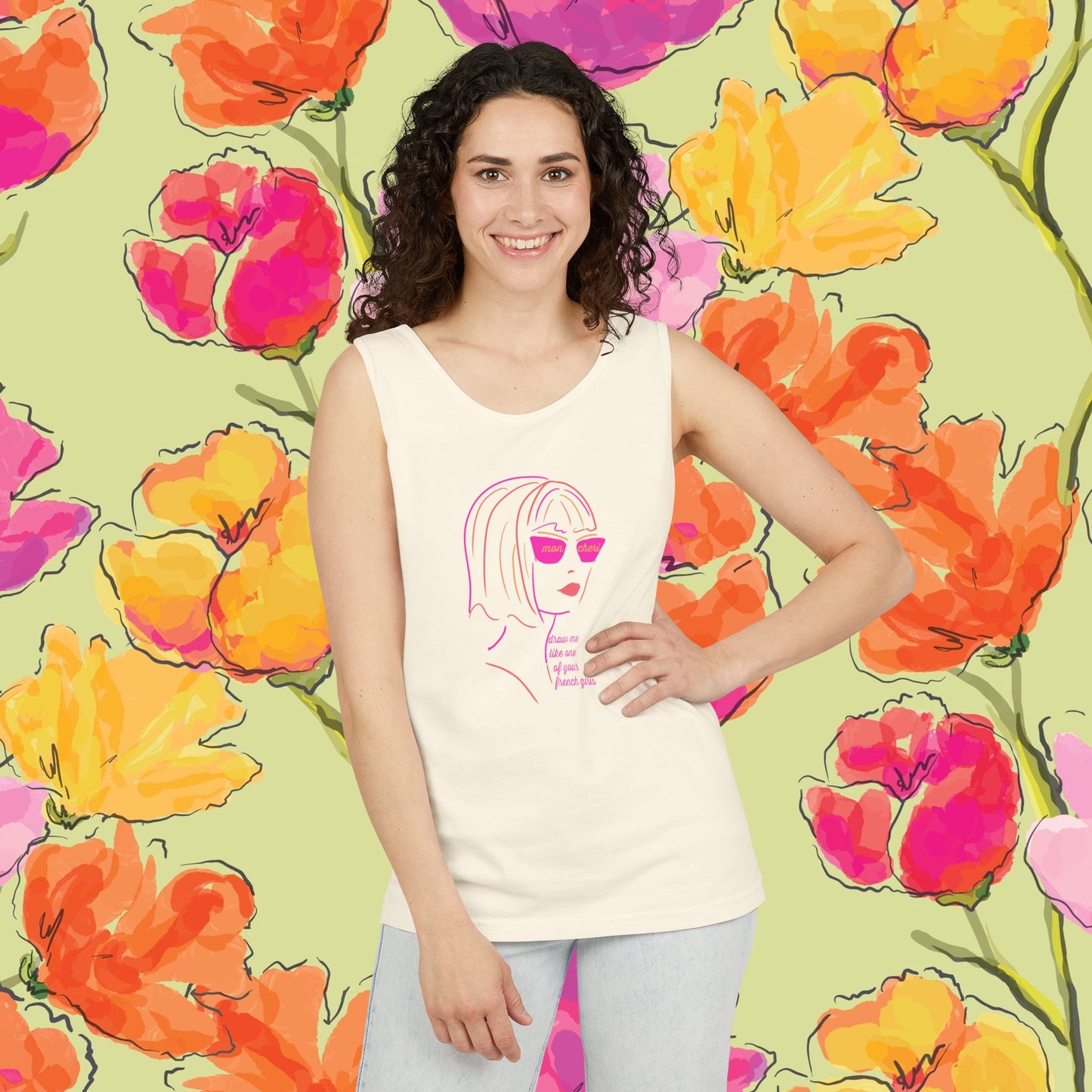 French Tank Top- "Draw me like one of your French girls."