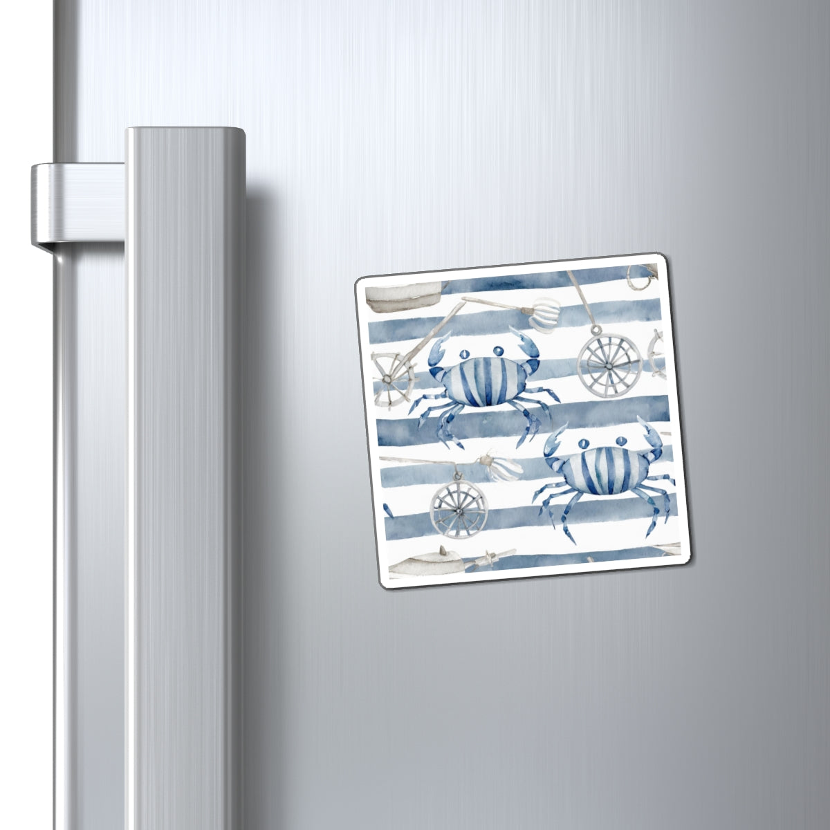 Nautical Crab Magnets, Coastal Decor, Beach-Themed Gifts, Marine Life Refrigerator Magnet, Summer Home Accessories