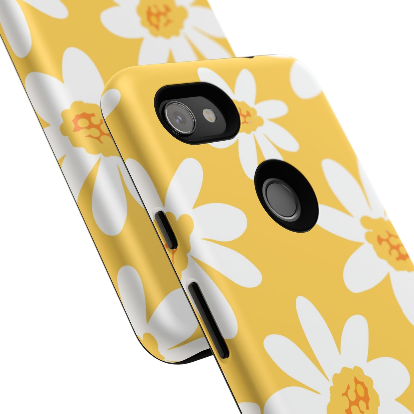 Yellow Daisy Phone Case, Floral Phone Cover, Tough Case, Summer Vibe Accessory, Gift for Nature Lovers, Bright Floral Design