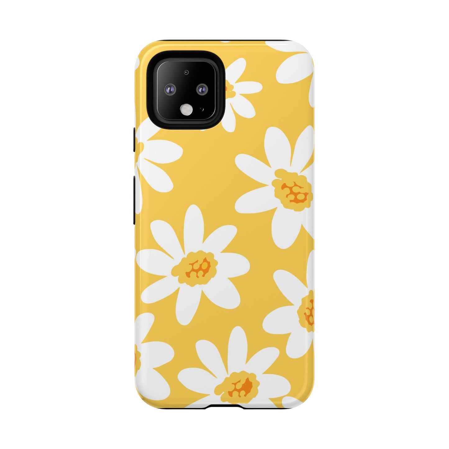 Yellow Daisy Phone Case, Floral Phone Cover, Tough Case, Summer Vibe Accessory, Gift for Nature Lovers, Bright Floral Design