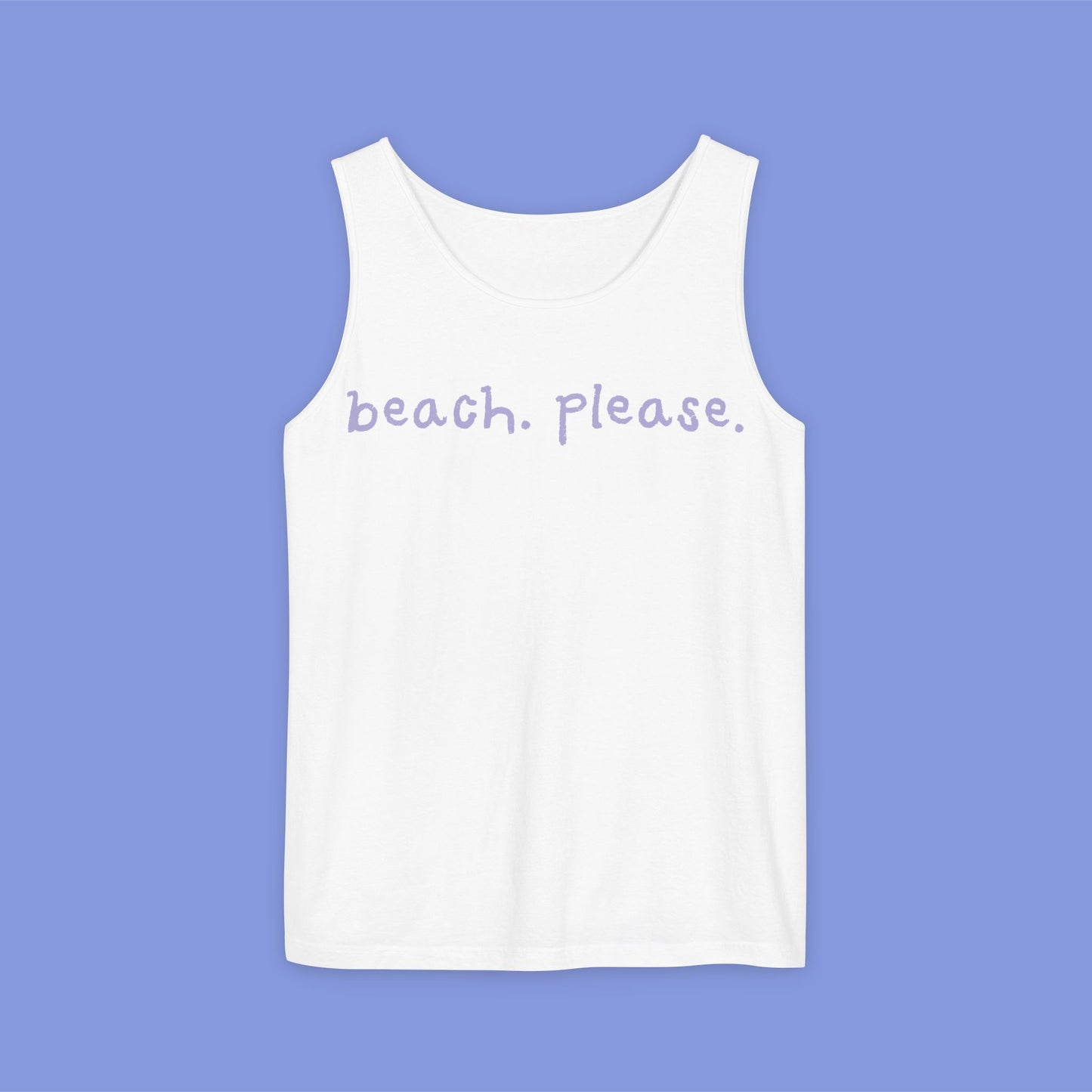 Tank Top - Beach Please Double Entendre Design