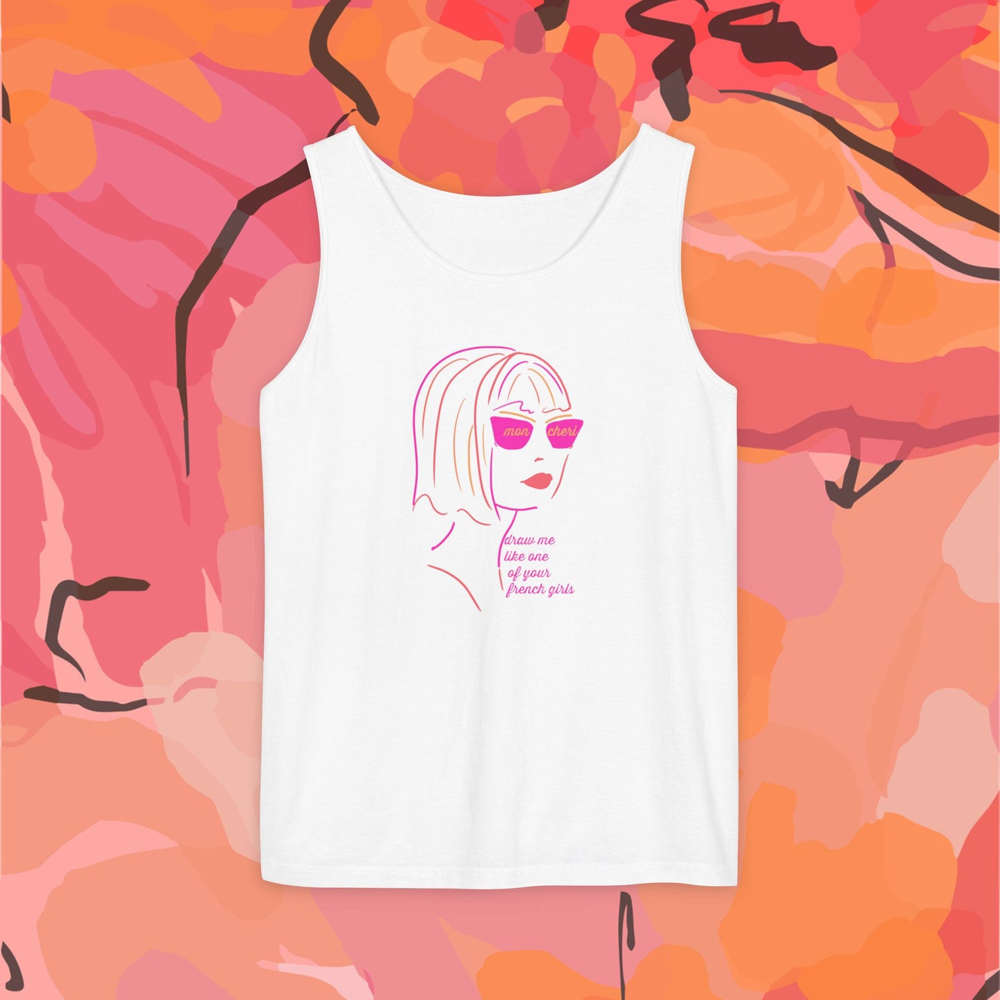 French Tank Top- "Draw me like one of your French girls."