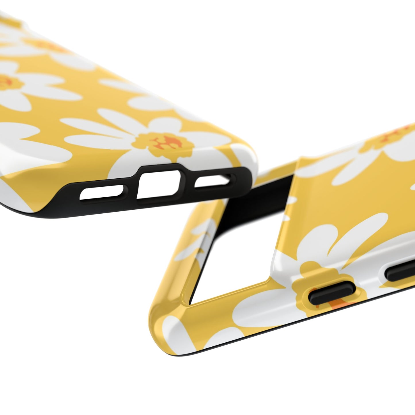 Yellow Daisy Phone Case, Floral Phone Cover, Tough Case, Summer Vibe Accessory, Gift for Nature Lovers, Bright Floral Design
