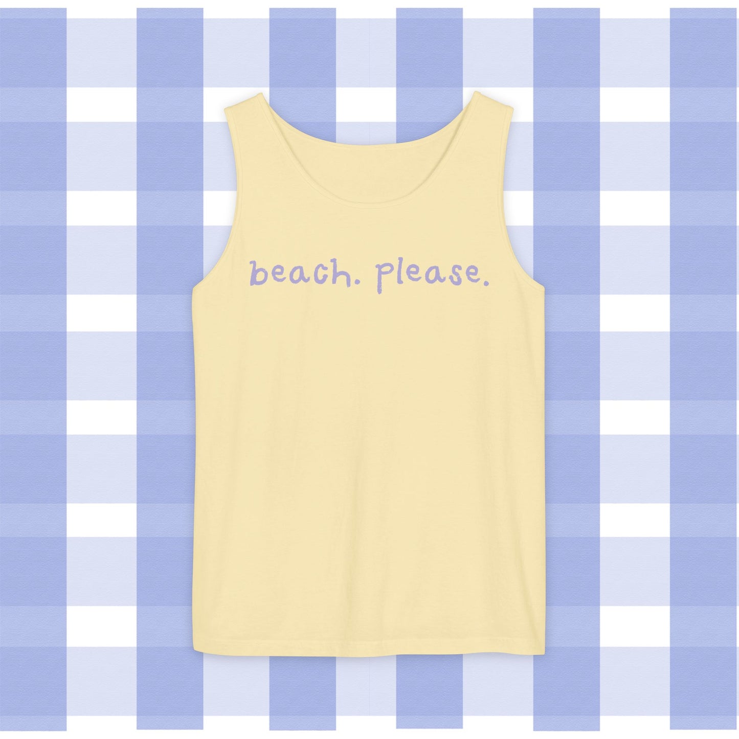 Tank Top - Beach Please Double Entendre Design