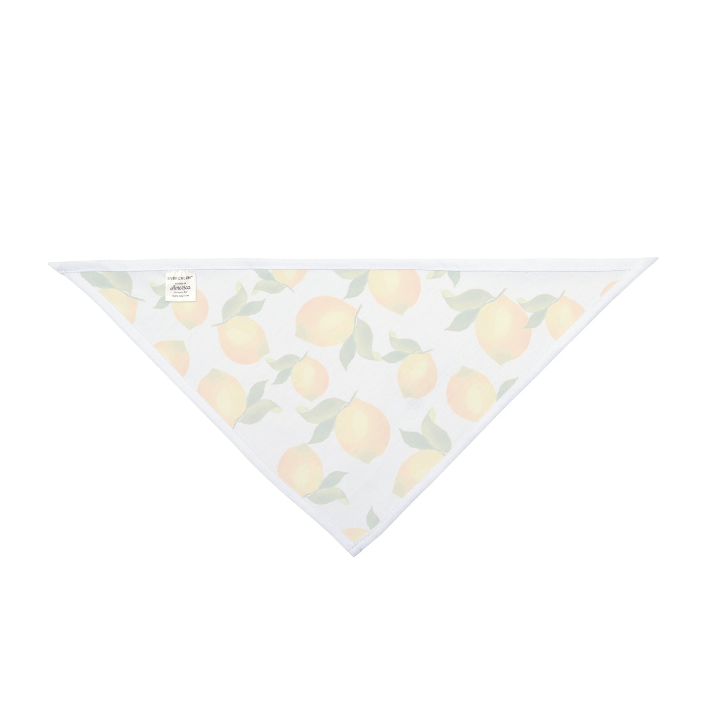 Lemon Print Pet Bandana, Summer Dog Accessory, Cute Pet Apparel, Gift for Dog Lovers, Floral Dog Scarves, Pet Birthday Party