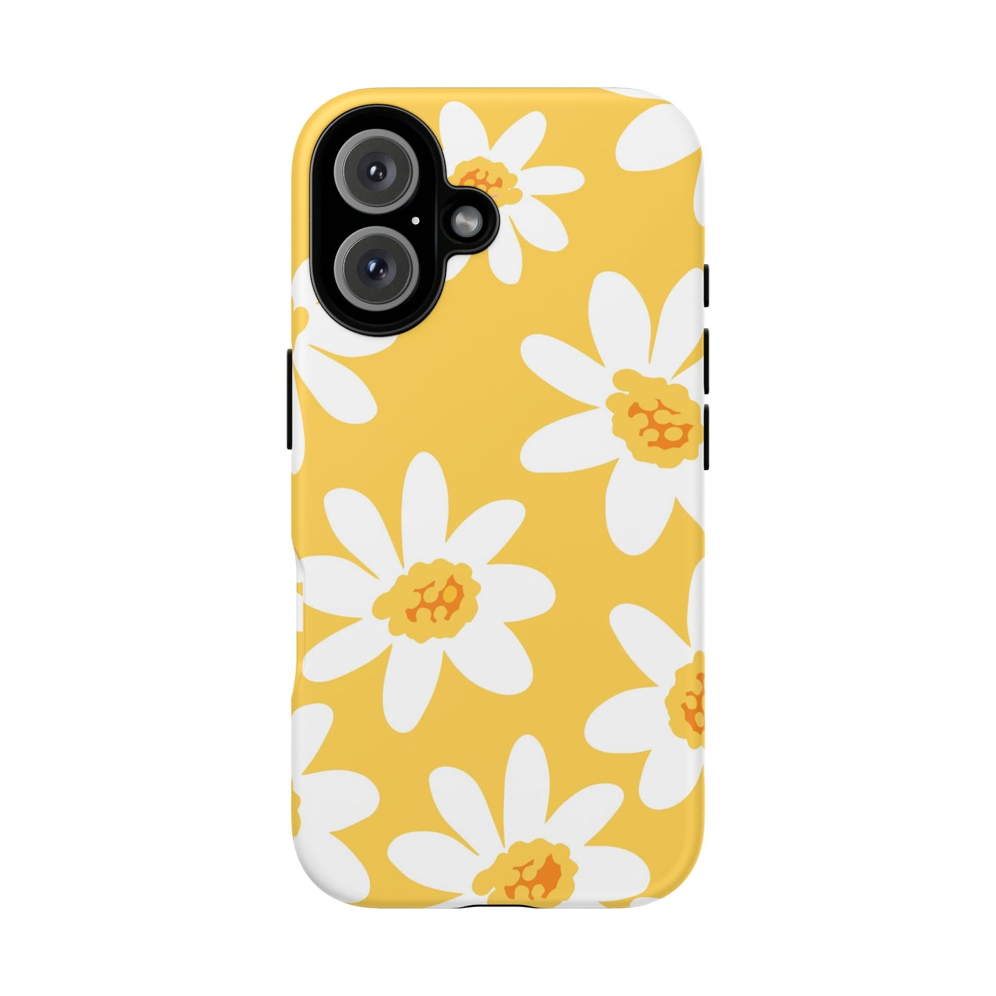 Yellow Daisy Phone Case, Floral Phone Cover, Tough Case, Summer Vibe Accessory, Gift for Nature Lovers, Bright Floral Design