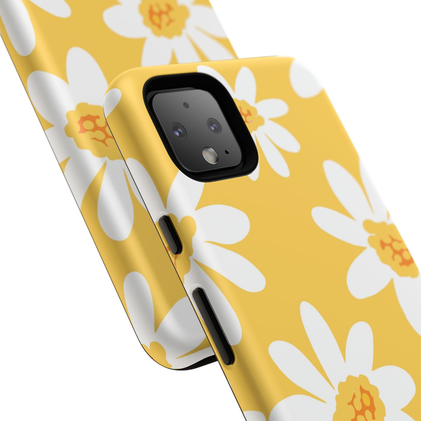 Yellow Daisy Phone Case, Floral Phone Cover, Tough Case, Summer Vibe Accessory, Gift for Nature Lovers, Bright Floral Design