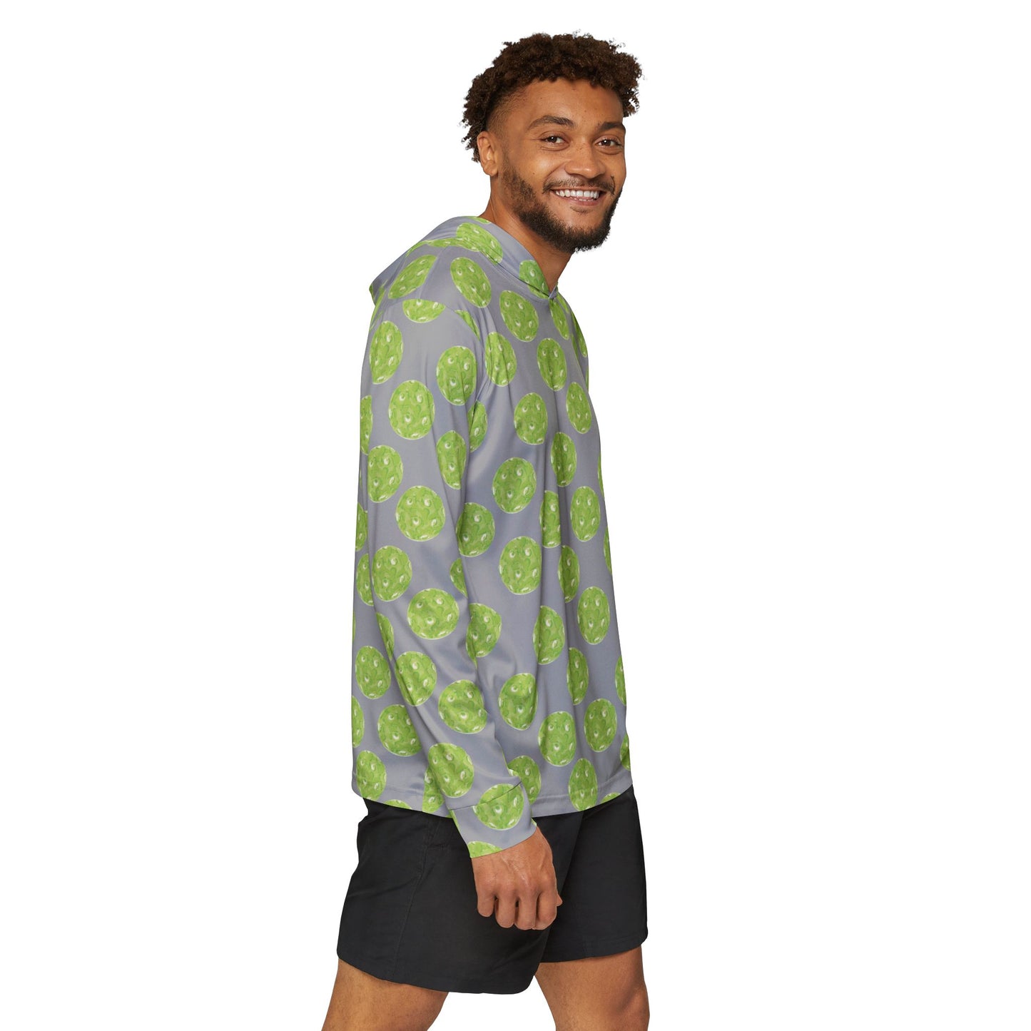 Uni Sex Sports Pickleball UPF +50 Sun Protection Warmup Hoodie, Trendy Activewear, Perfect for Workouts, Outdoor Adventures, Unique Gift for Him, Great for Sports Events