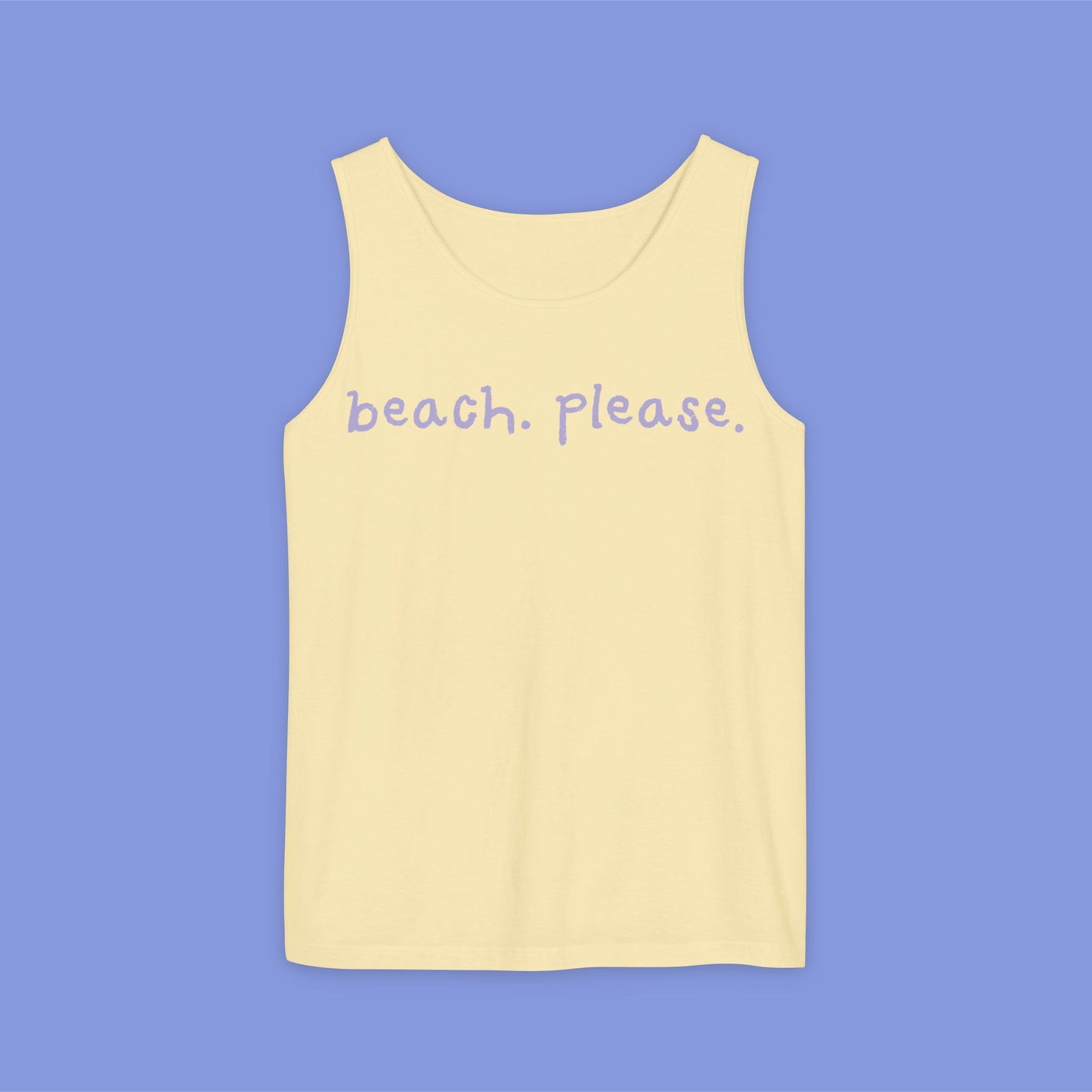 Tank Top - Beach Please Double Entendre Design