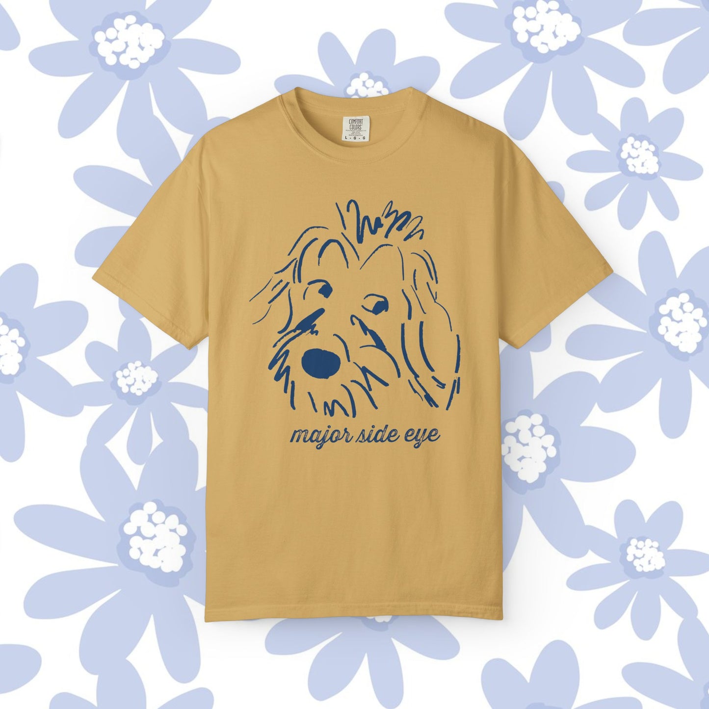 Major Side Eye Dog T-shirt, Funny Pet Lover Shirt, Unisex Gift for Dog Owners, Cute Animal Tee, Casual Everyday Wear