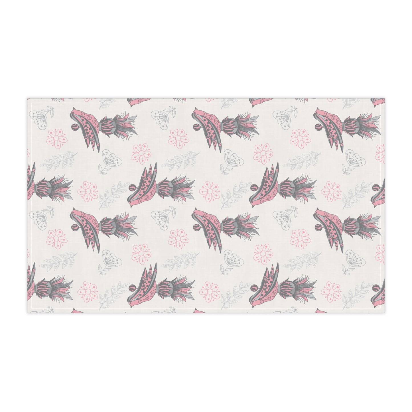 Whimsical Bird Tea Towels - Charming Kitchen Decor, Gift for Bird Lovers, Floral Tea Towels, Home & Living, Eco-Friendly Kitchen Linens