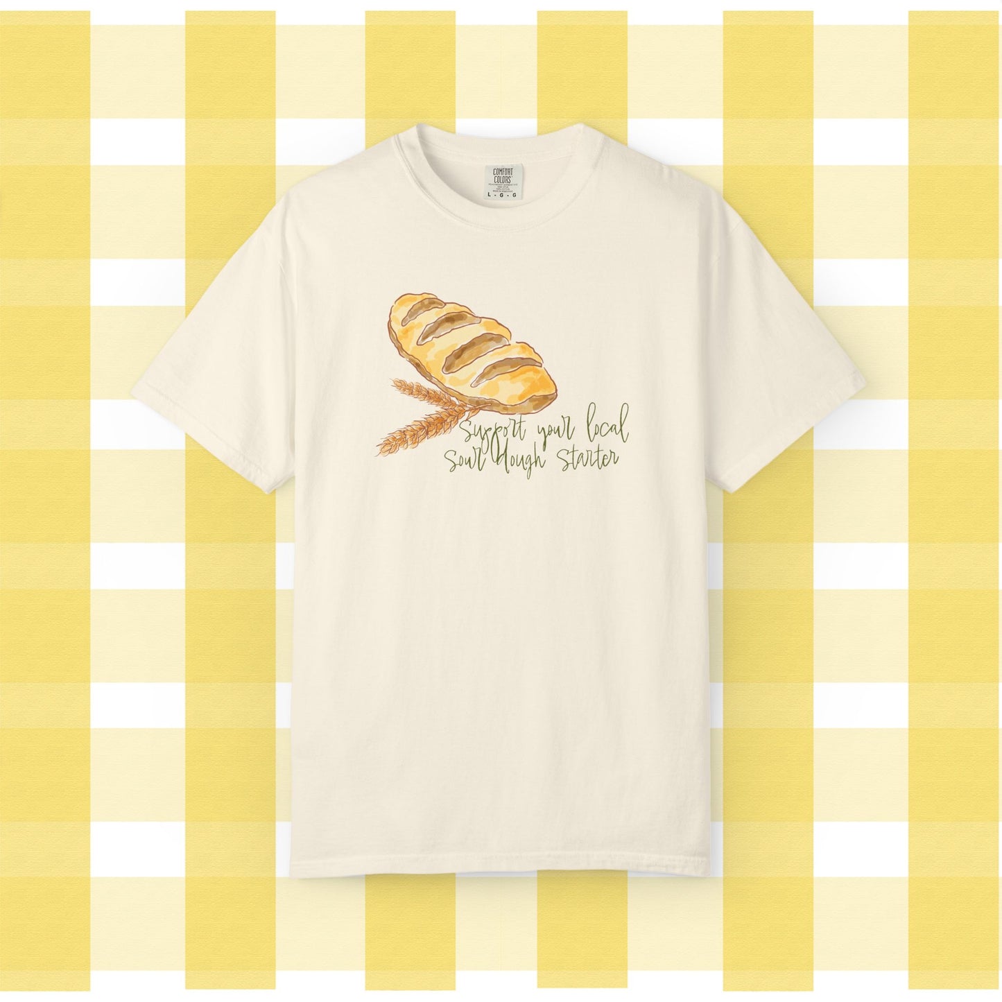 Bread Lover T‑Shirt – “Forget the Past, Eat More Bread” Bakery Graphic Tee