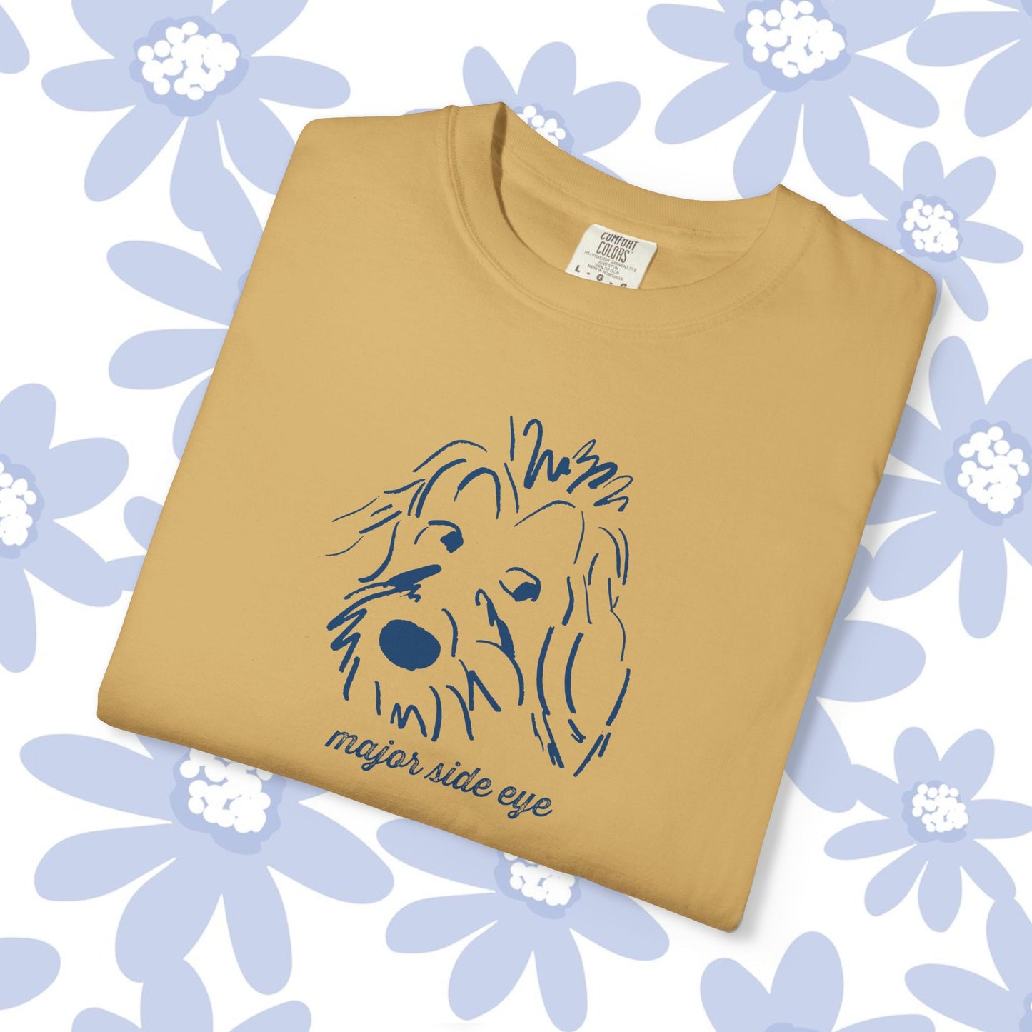 Major Side Eye Dog T-shirt, Funny Pet Lover Shirt, Unisex Gift for Dog Owners, Cute Animal Tee, Casual Everyday Wear