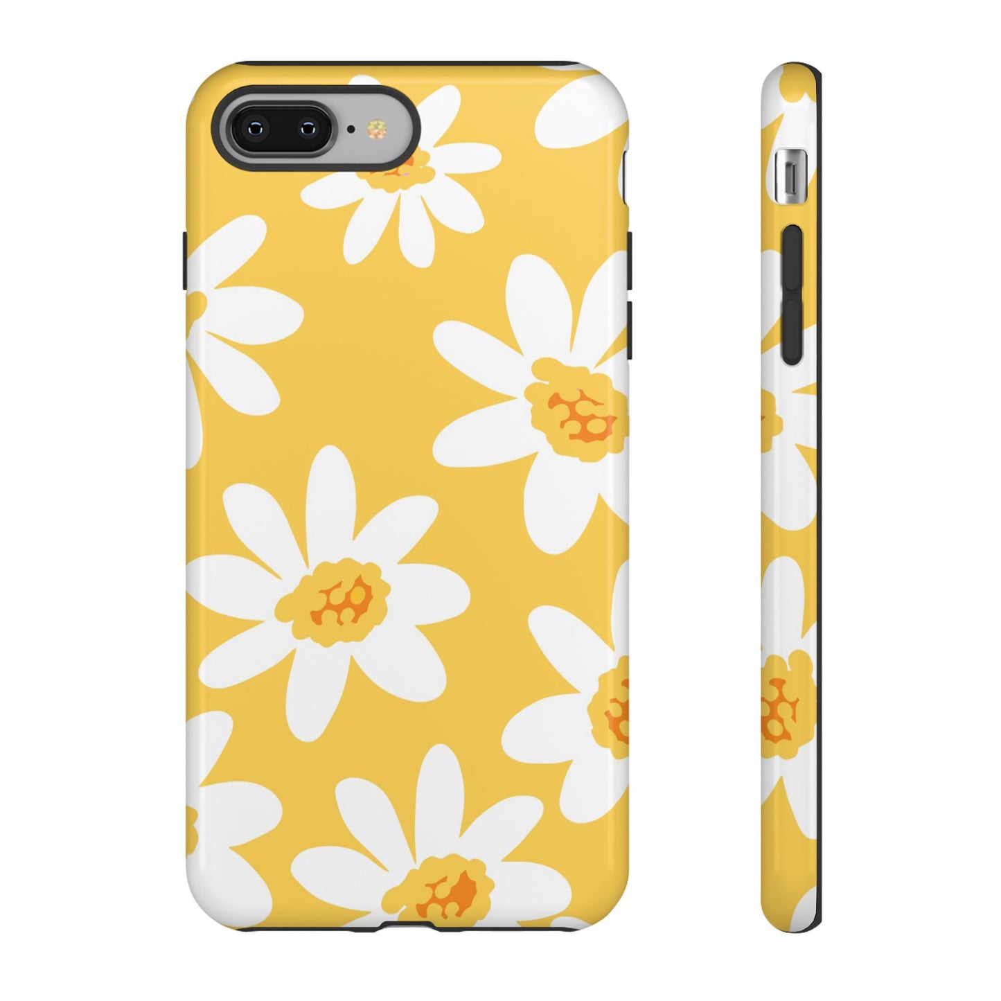 Yellow Daisy Phone Case, Floral Phone Cover, Tough Case, Summer Vibe Accessory, Gift for Nature Lovers, Bright Floral Design
