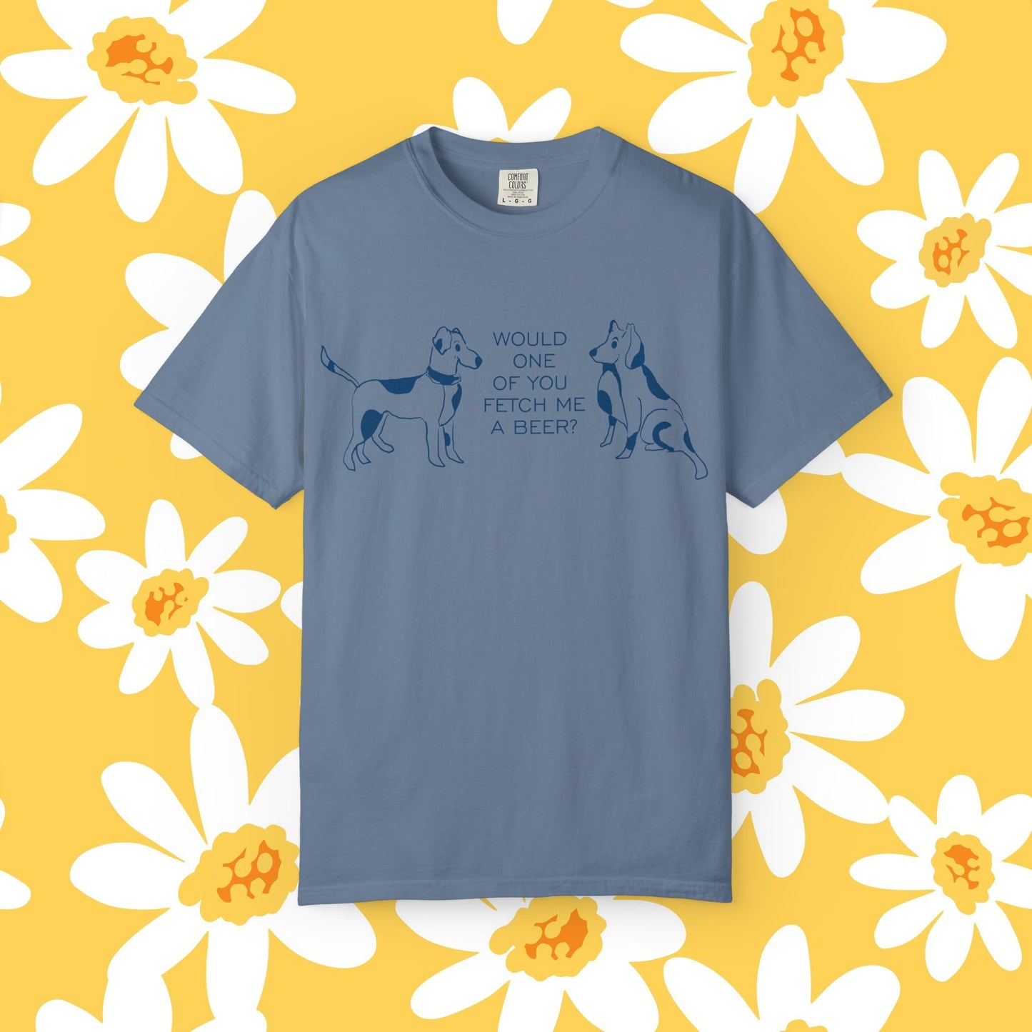 FETCH ME A BEER: Funny Dog-Themed T-Shirt, Cute Pet Lover Shirt, Gifts for Dog Owners, Casual Wear, Animal Lover Apparel, Birthday Gift Idea