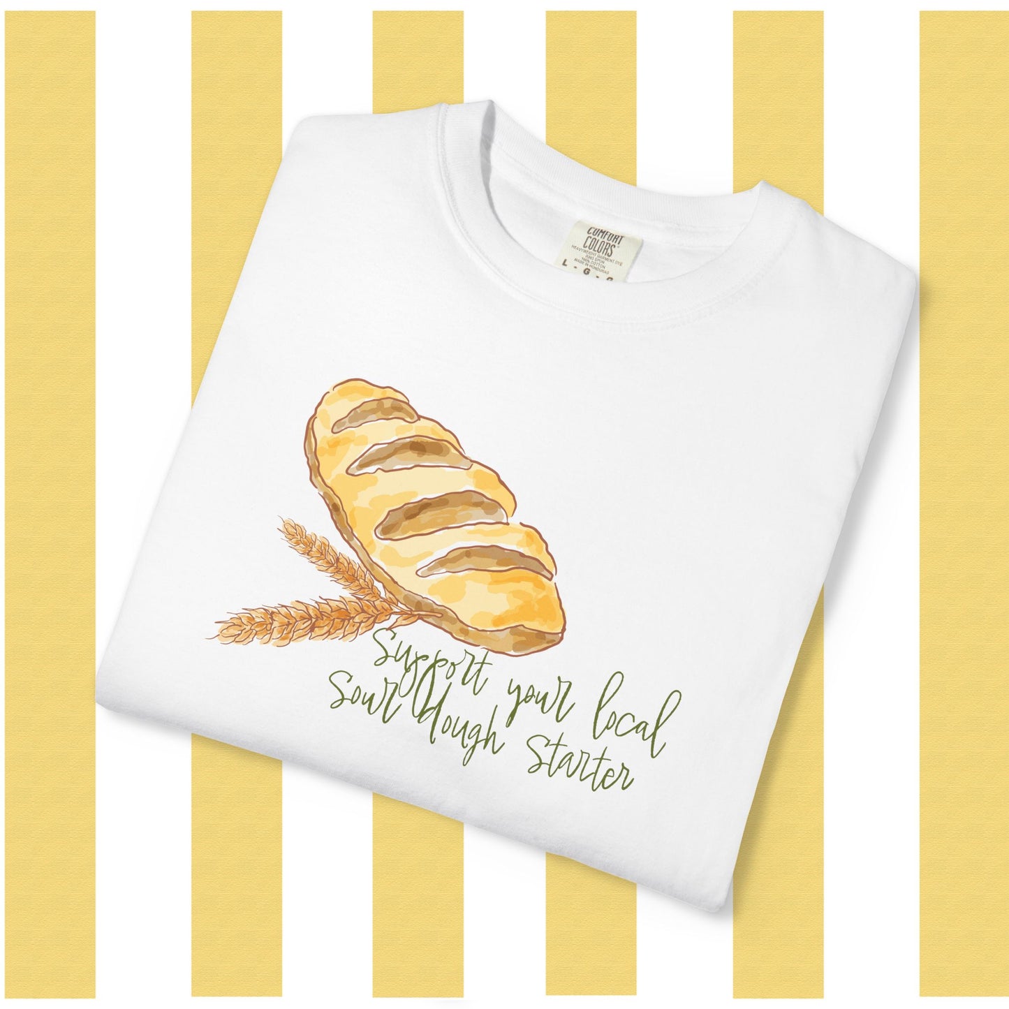 Bread Lover T‑Shirt – “Forget the Past, Eat More Bread” Bakery Graphic Tee