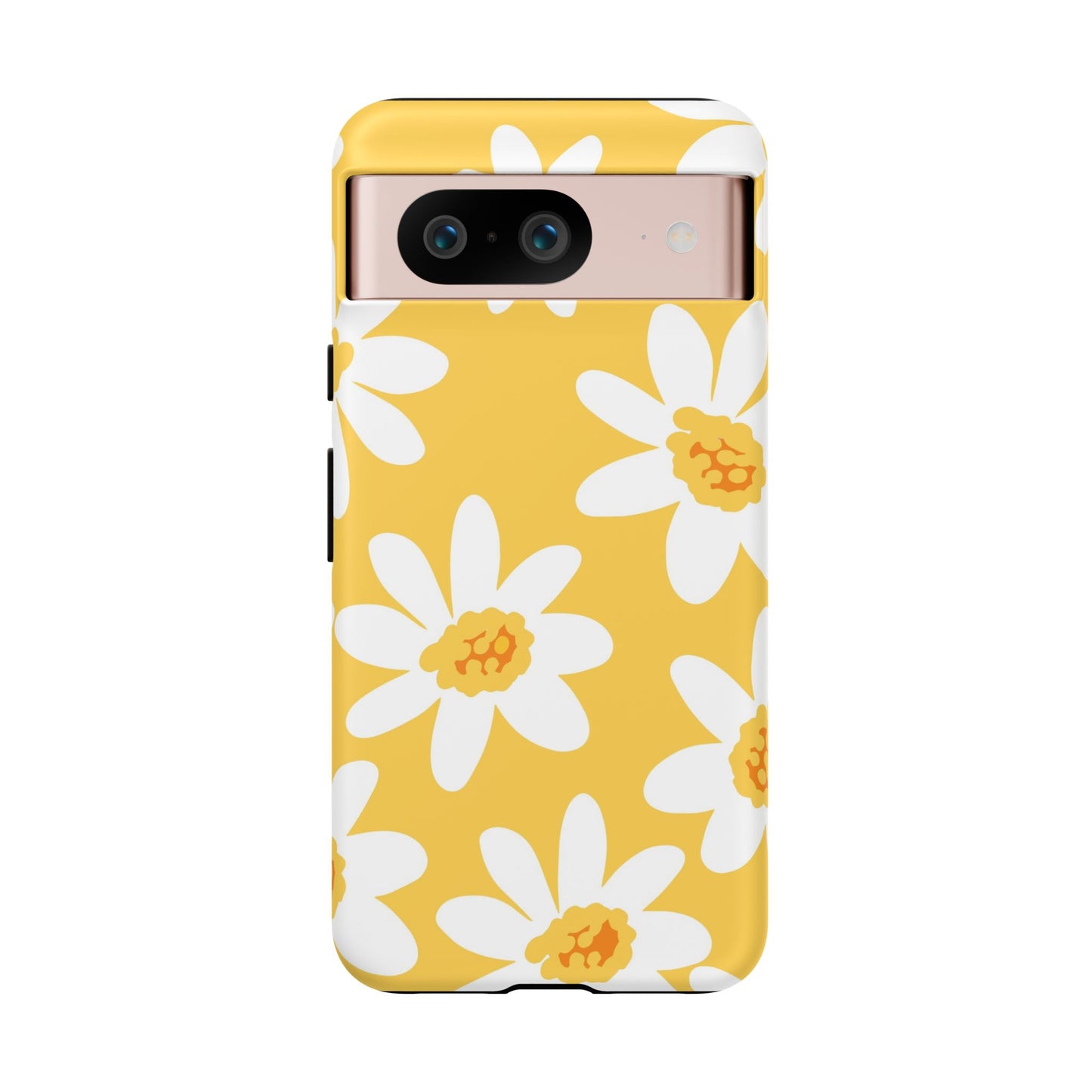 Yellow Daisy Phone Case, Floral Phone Cover, Tough Case, Summer Vibe Accessory, Gift for Nature Lovers, Bright Floral Design