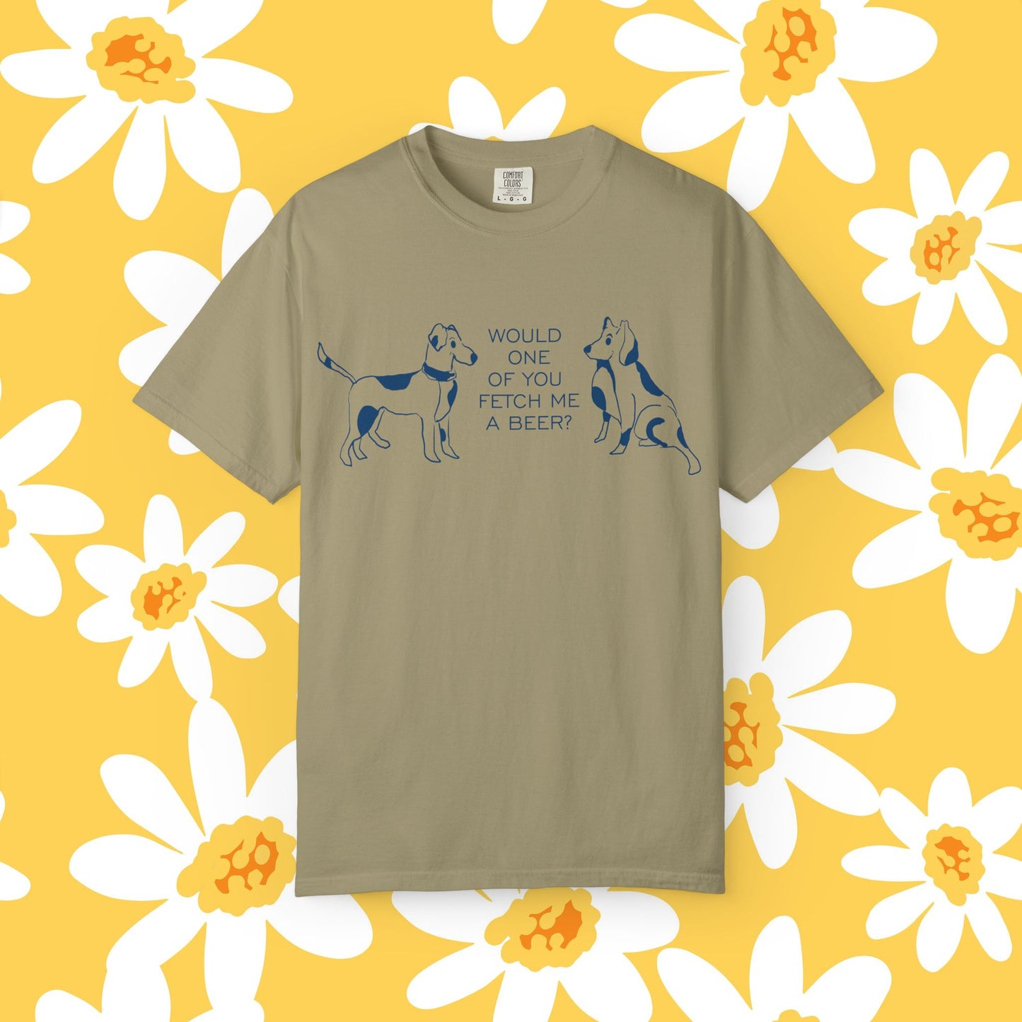 FETCH ME A BEER: Funny Dog-Themed T-Shirt, Cute Pet Lover Shirt, Gifts for Dog Owners, Casual Wear, Animal Lover Apparel, Birthday Gift Idea