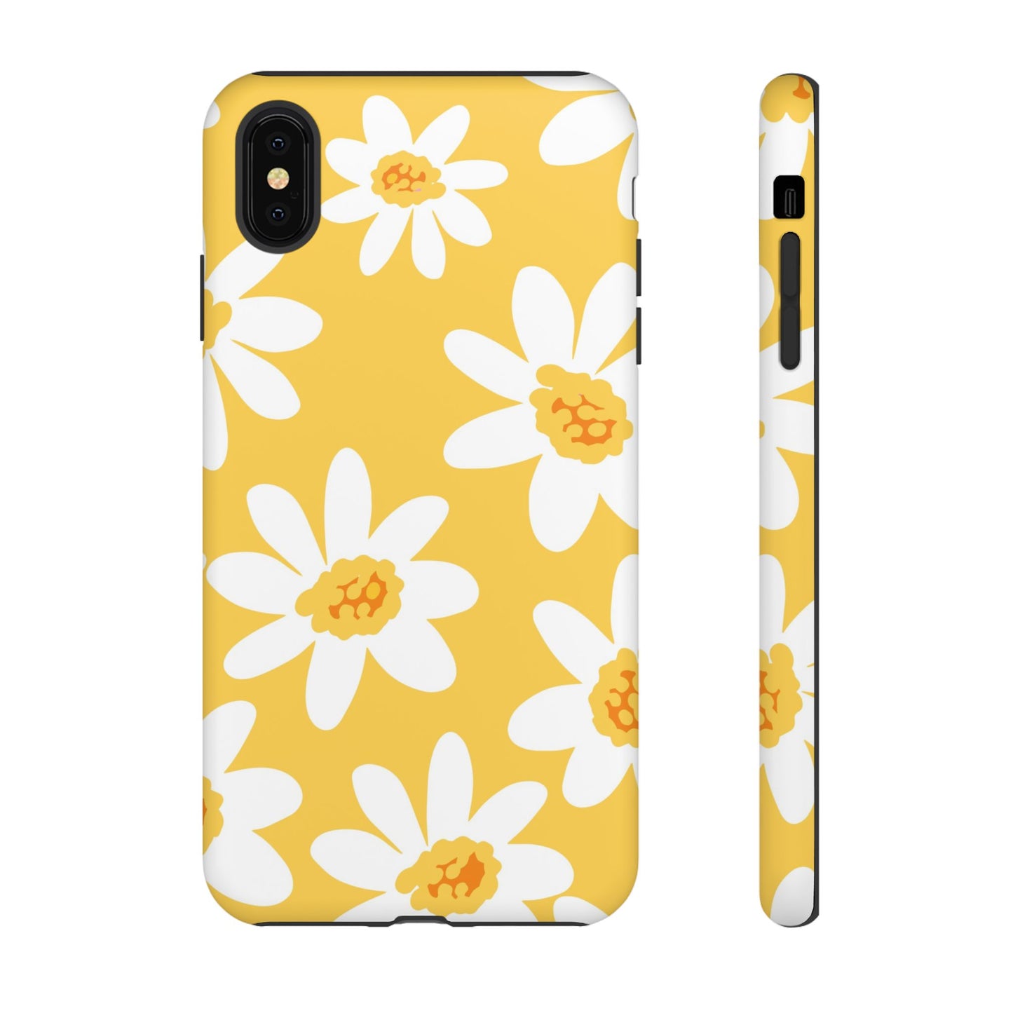 Yellow Daisy Phone Case, Floral Phone Cover, Tough Case, Summer Vibe Accessory, Gift for Nature Lovers, Bright Floral Design