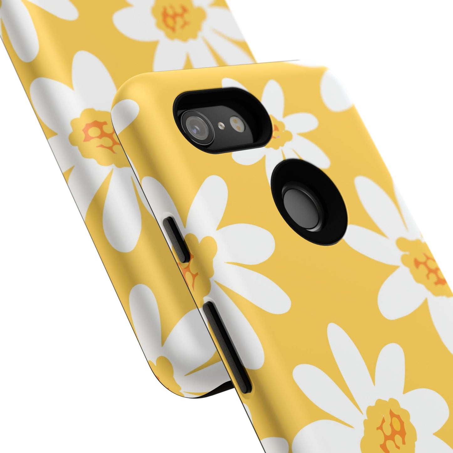 Yellow Daisy Phone Case, Floral Phone Cover, Tough Case, Summer Vibe Accessory, Gift for Nature Lovers, Bright Floral Design