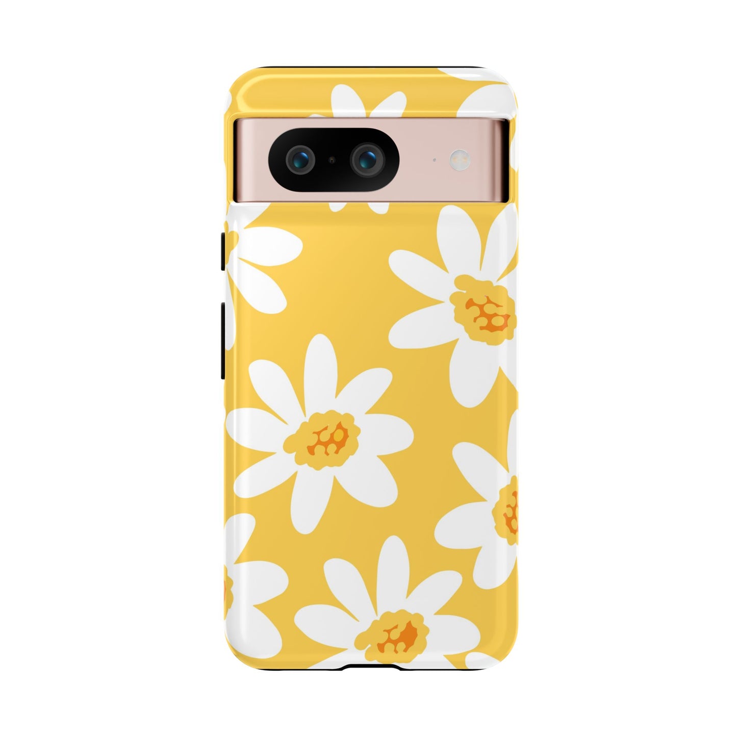 Yellow Daisy Phone Case, Floral Phone Cover, Tough Case, Summer Vibe Accessory, Gift for Nature Lovers, Bright Floral Design