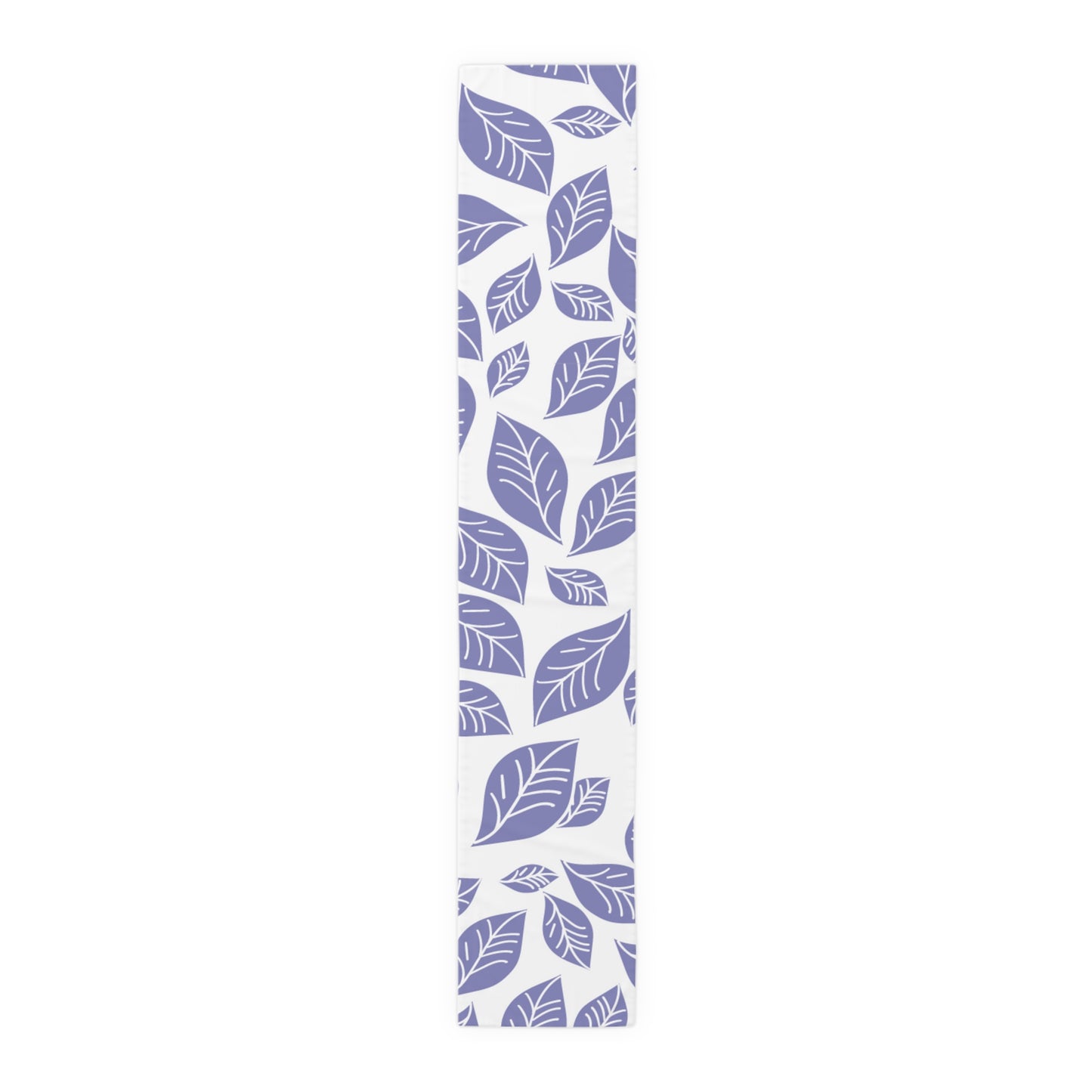 Elegant Lavender Leaf Table Runner | Cotton Poly Decor for Home, Dining, Events, Spring, Seasonal Celebrations, Wedding