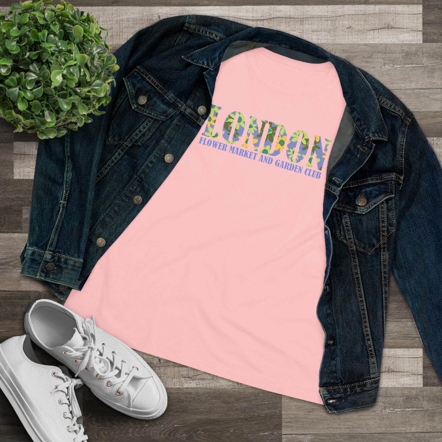 London Floral Market and Garden Cotton Tee