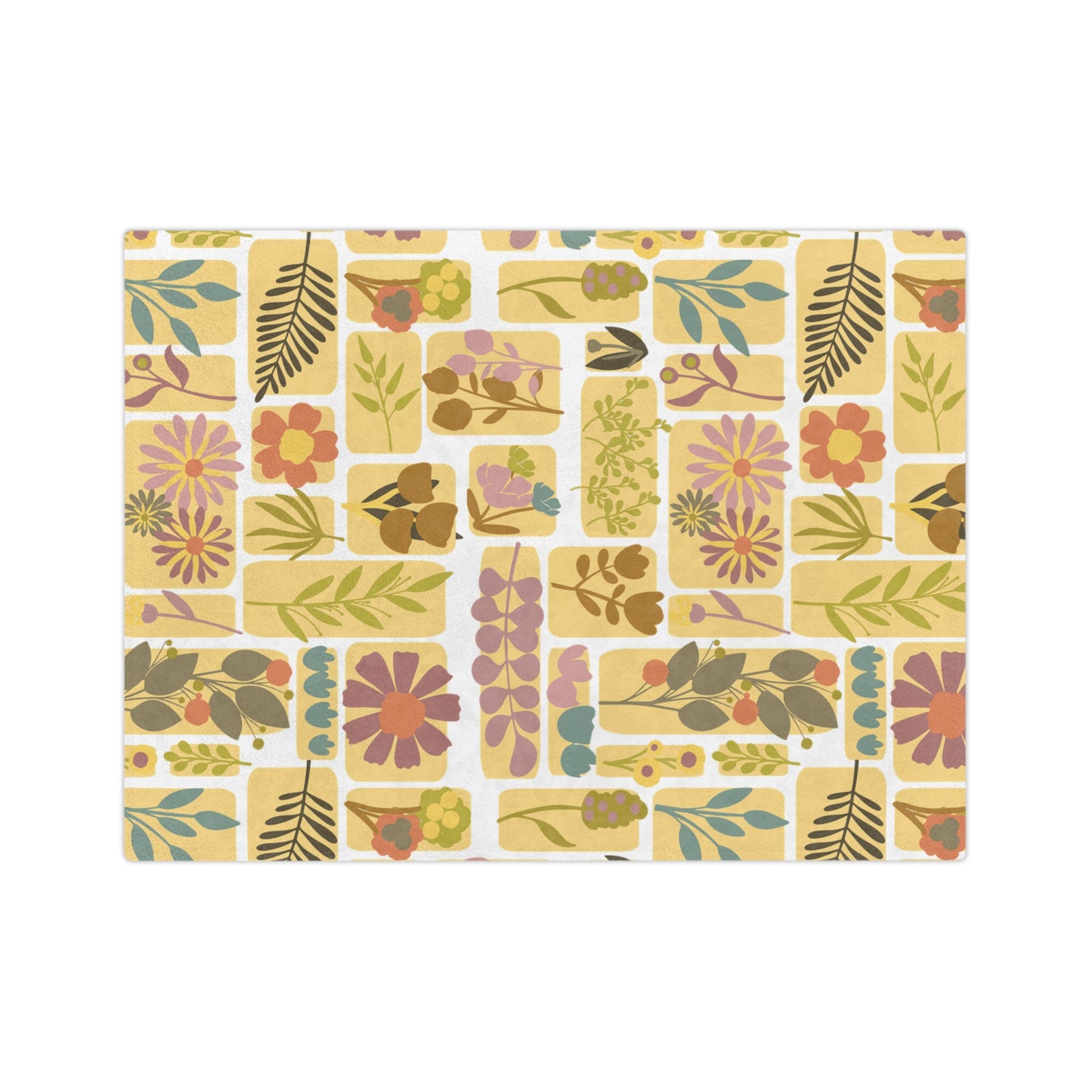 Cozy Floral Velveteen Microfiber Blanket for Home Décor, Gift for Him/Her, Perfect for Fall/Winter, Soft Throw for Relaxation, [...]