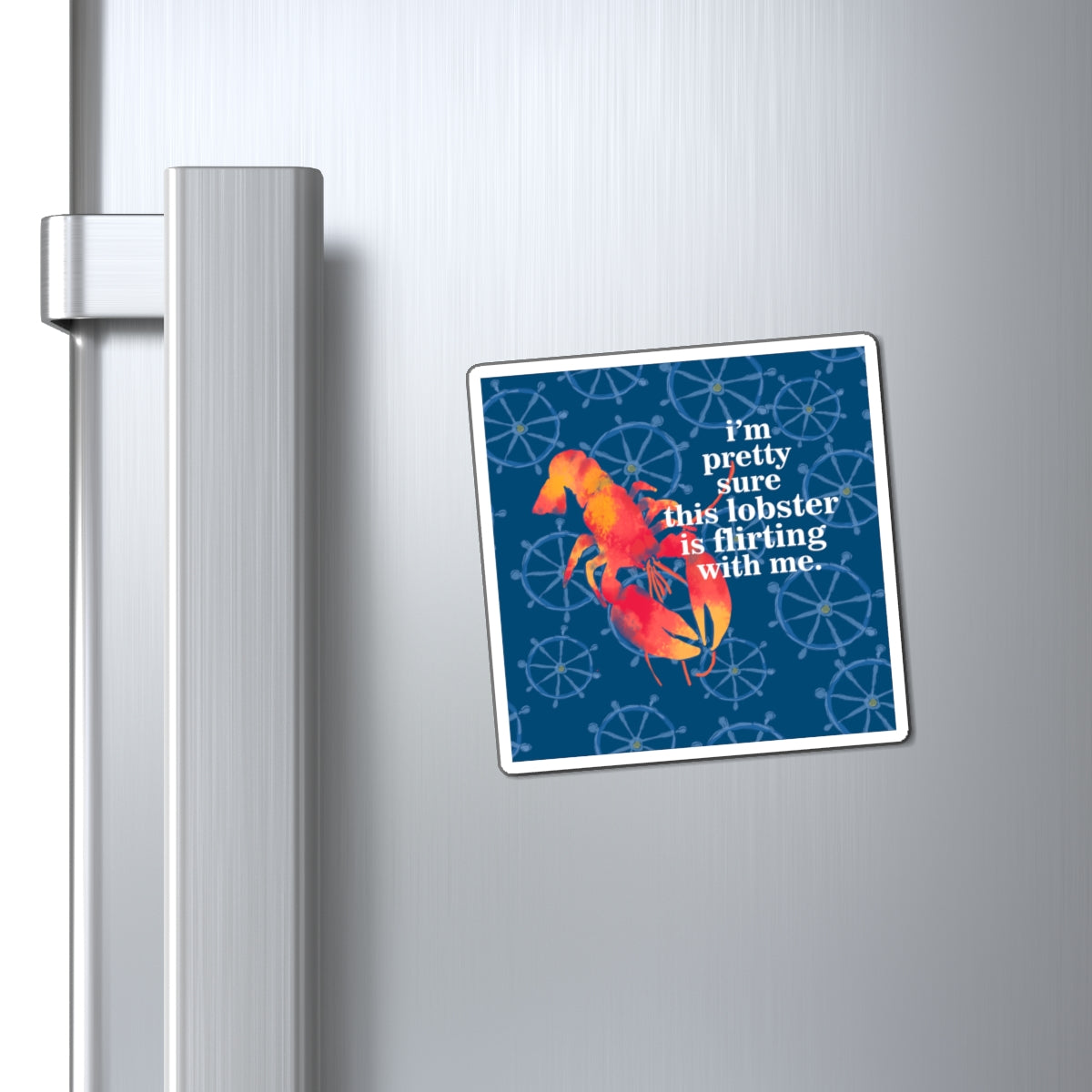 Whimsical Lobster Magnet - Perfect Kitchen Décor, Cute Gift for Seafood Lovers, Fun Fridge Magnet, Nautical Home Accessory