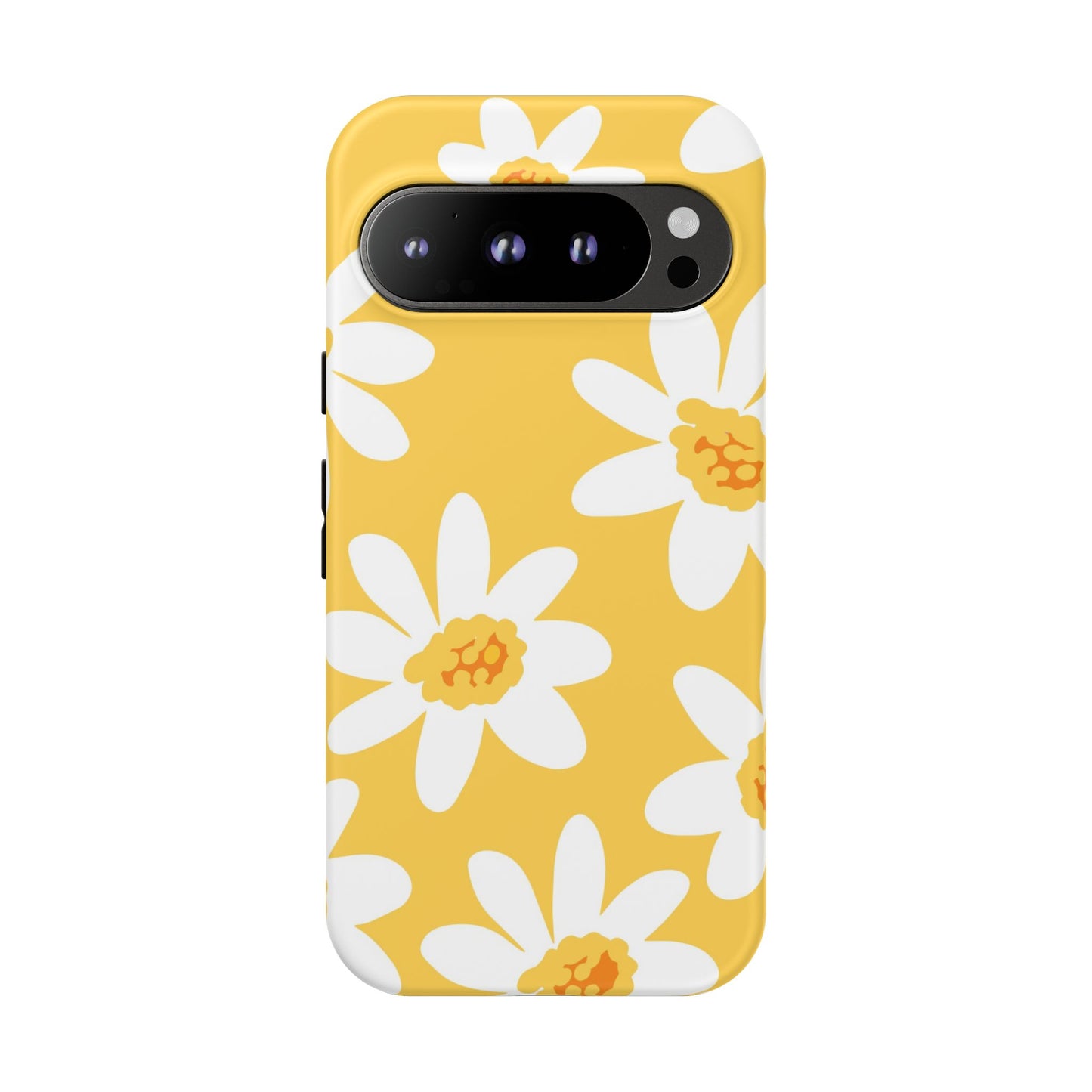 Yellow Daisy Phone Case, Floral Phone Cover, Tough Case, Summer Vibe Accessory, Gift for Nature Lovers, Bright Floral Design