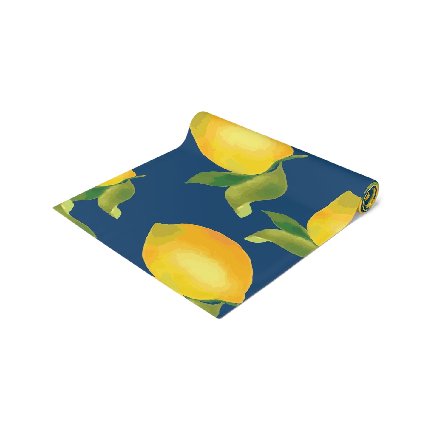 Lemon Print Table Runner | Cotton & Polyester Dining Decor | Summer Party, Kitchen Table, Home Decor, Gift Idea