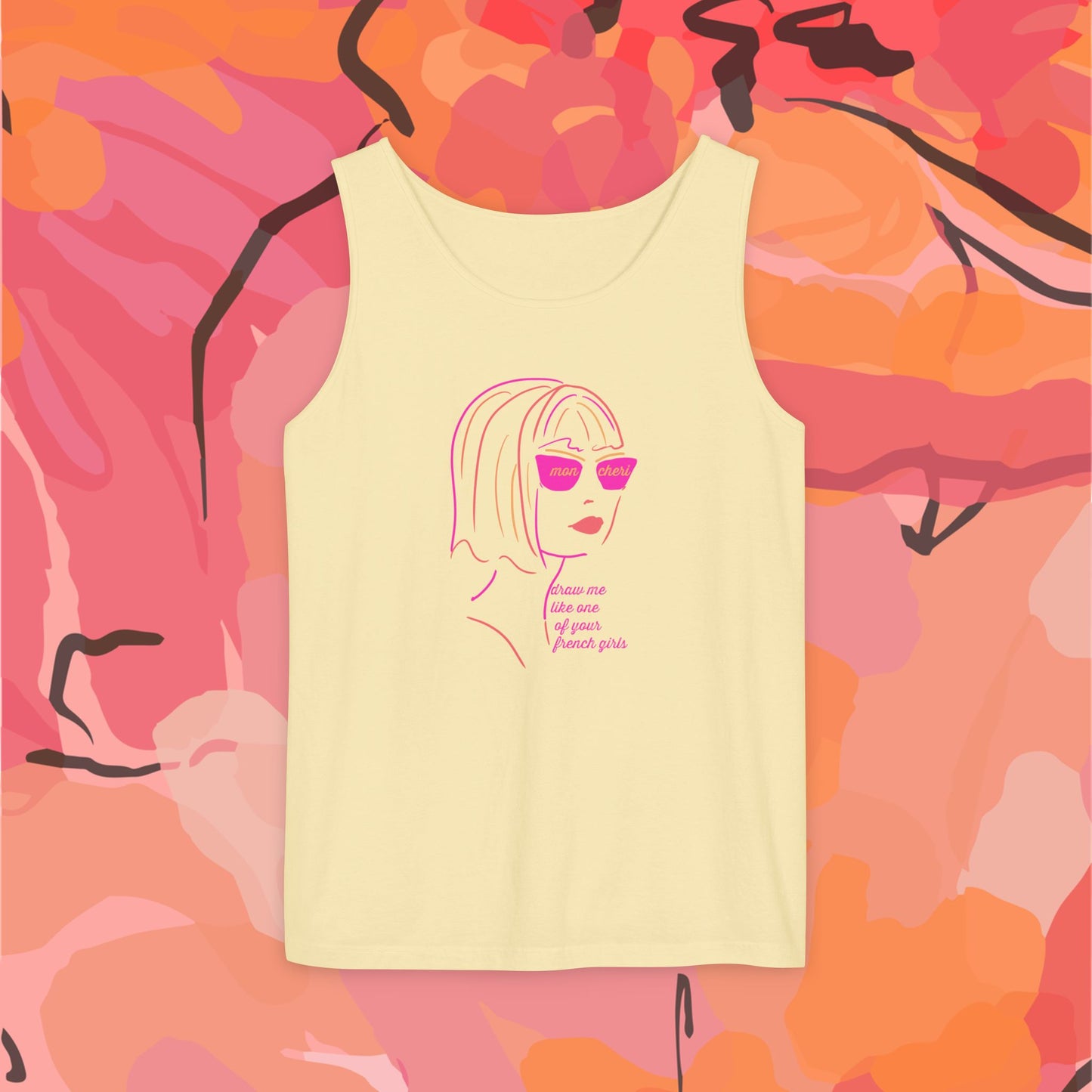 French Tank Top- "Draw me like one of your French girls."