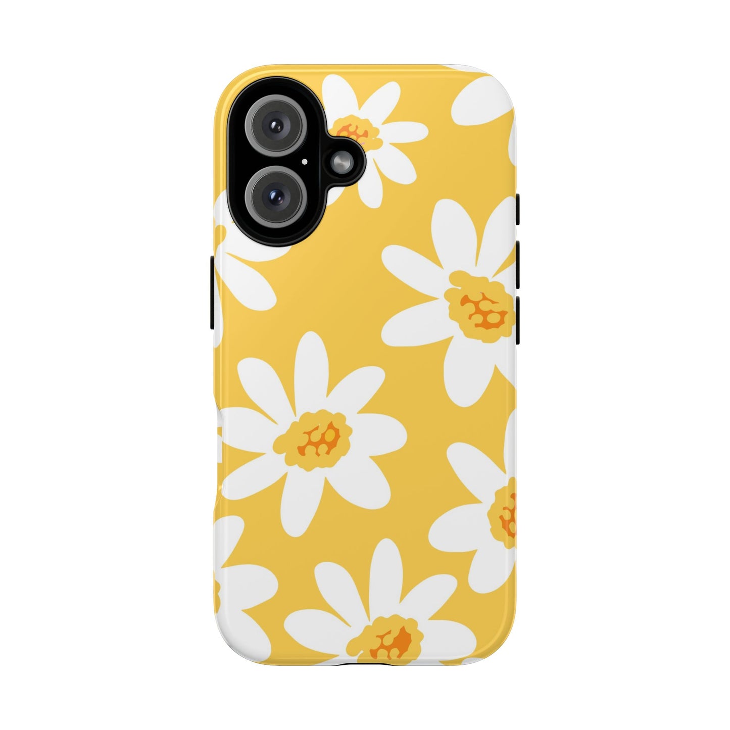 Yellow Daisy Phone Case, Floral Phone Cover, Tough Case, Summer Vibe Accessory, Gift for Nature Lovers, Bright Floral Design