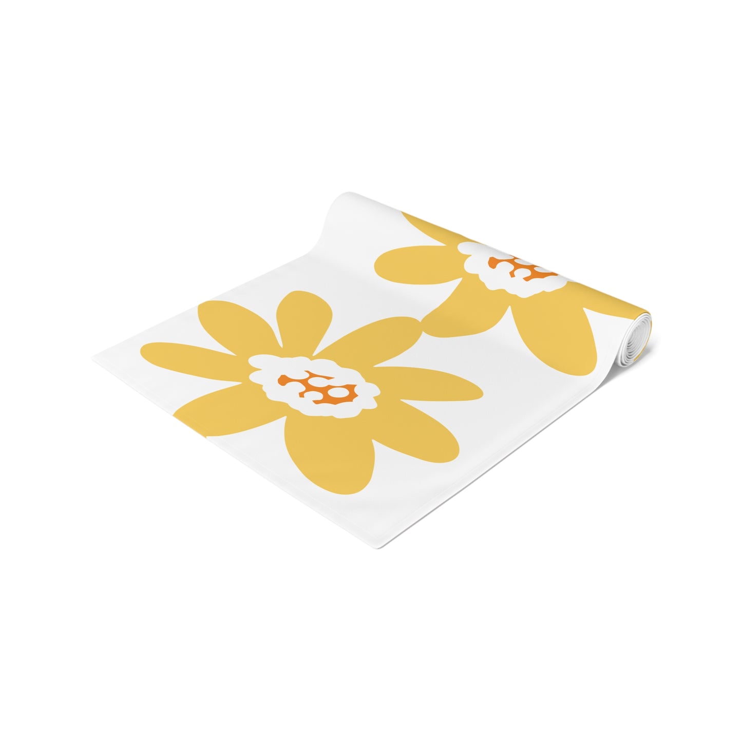 Charming Yellow Daisy Floral Table Runner, Yellow Flower Decor, Dining Table Accessory, Spring Table Decoration, Perfect for Weddings