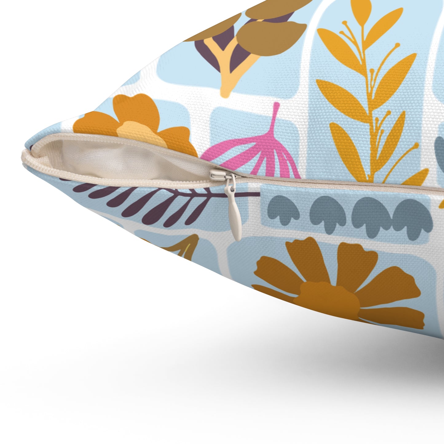 Botanical Floral Pillow, Home Decor, Cozy Living Room Accent, Gift for Nature Lovers, Spring Decor, Flower Cushion