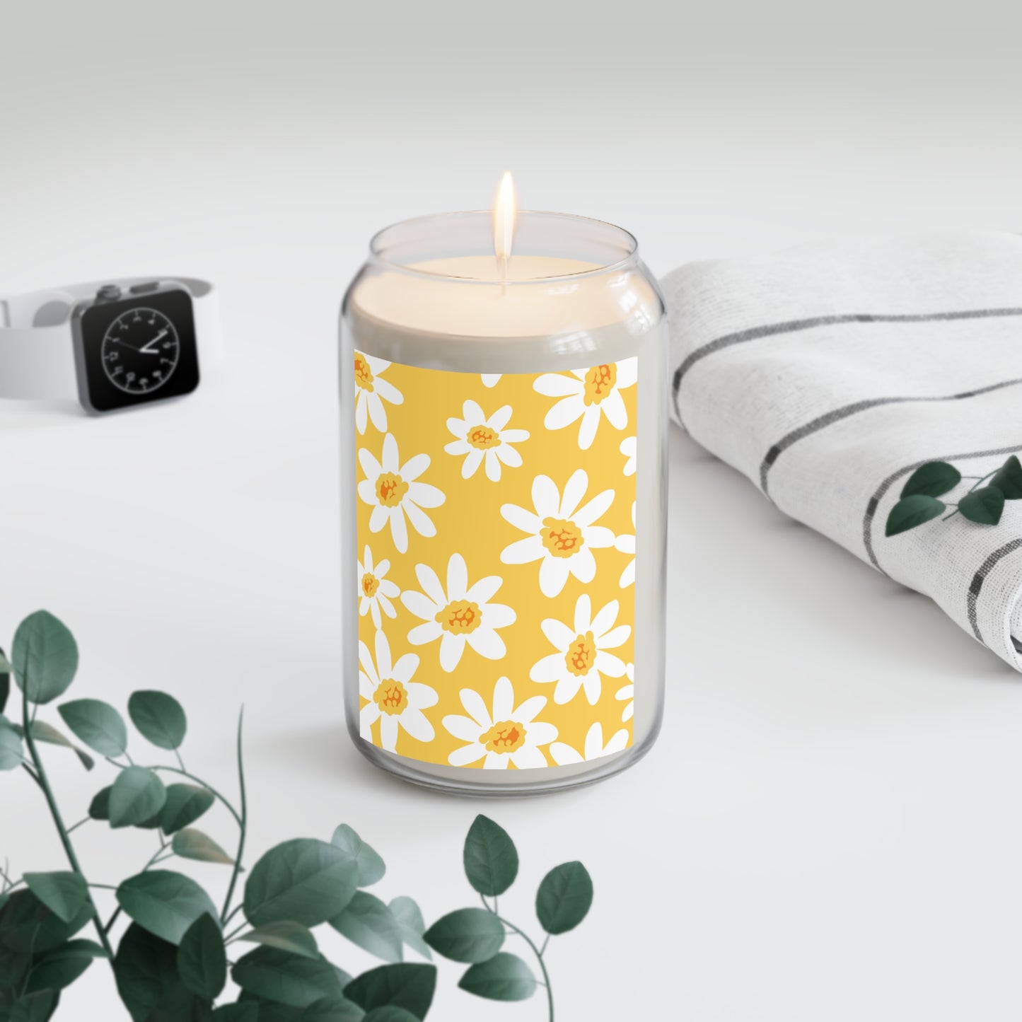 Cheerful Daisy Scented Candle | Perfect Gift for Spring, Home Decor, Aromatherapy, Mother's Day, Cozy Vibes