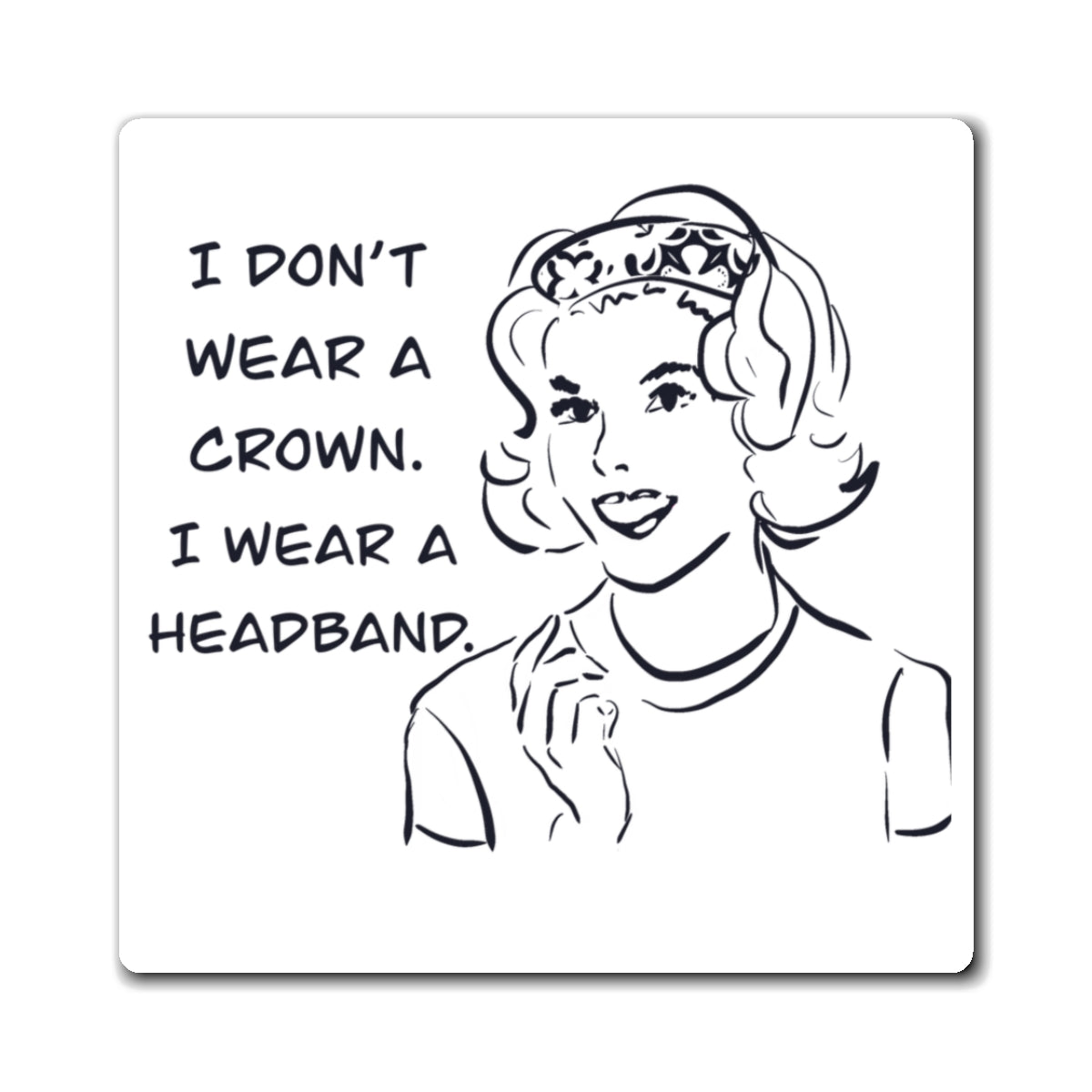 Sassy Headband Magnet | Fun Fridge Decor for Fashion Lovers, Gift for Friends, Playful Kitchen Accessory, Unique Home Decor, Feminine [...]