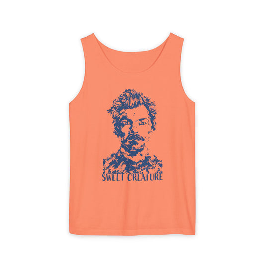 Harry Inspired Sweet Creature Vibrant Artistry Unisex Tank Top, Casual Summer Wear, Unique Gift for Art Lovers, Festival Fashion, Graphic Tee Alternative