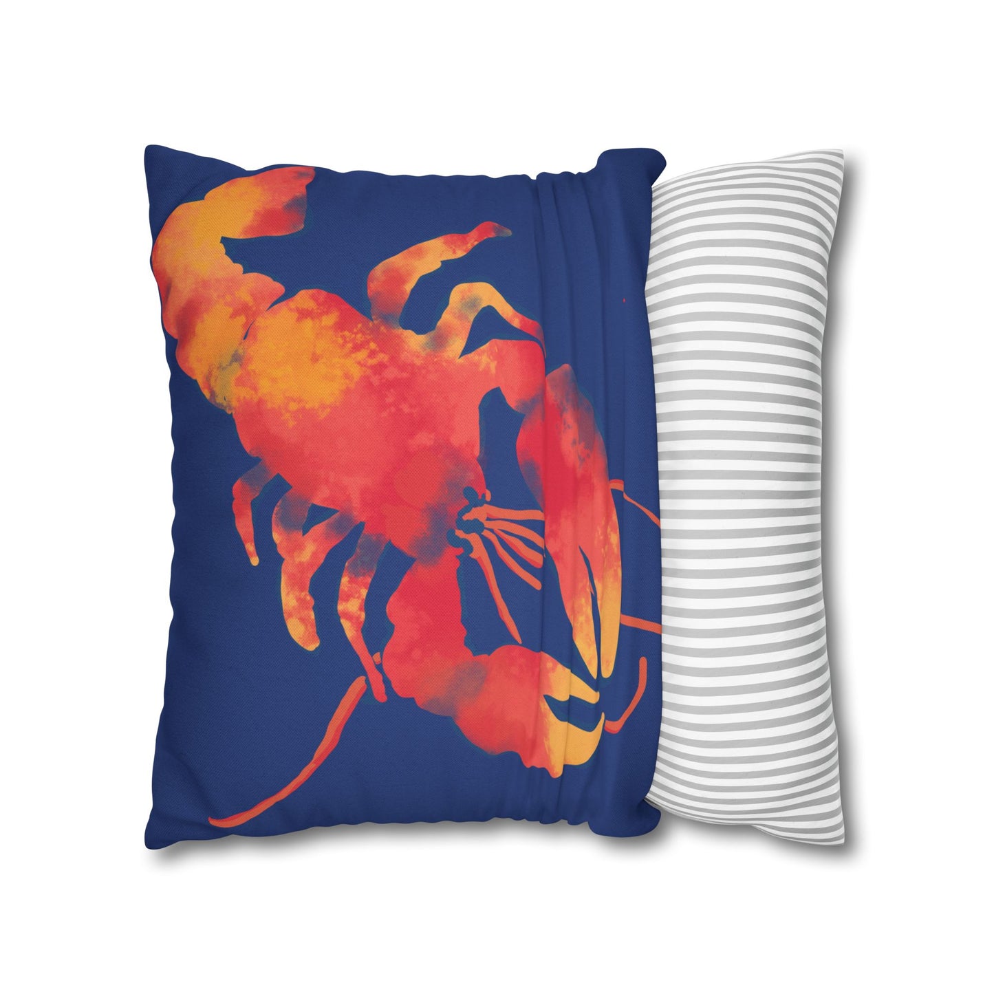 Bright Lobster Pillowcase, Coastal Decor, Nautical Home Accent, Gift for Seafood Lovers, Summer Vibes, Beach House Decor