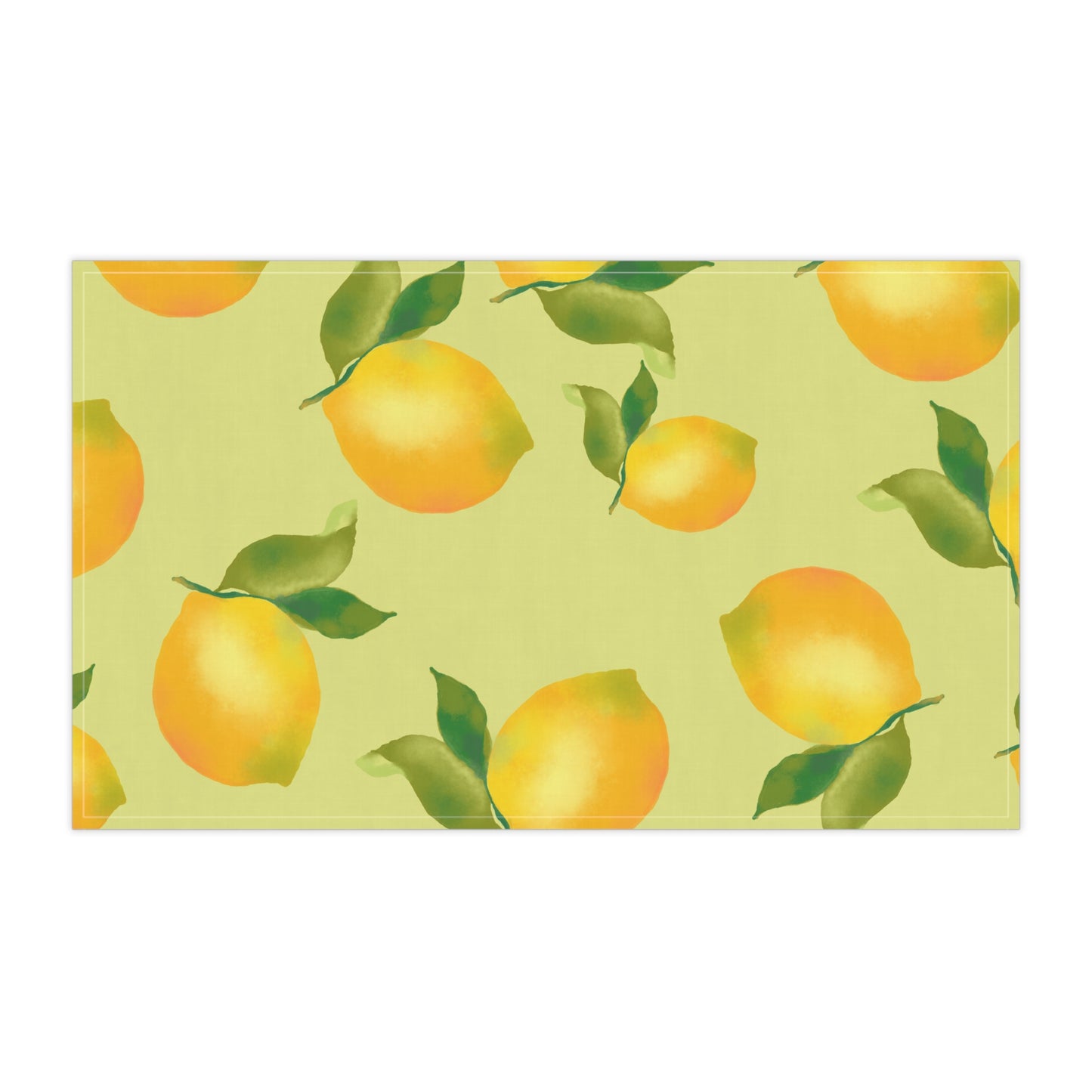 Lemon Print Tea Towels - Bright Kitchen Decor, Gift for Foodies, Summer Vibes, Fresh Citrus Home, Kitchen Accessory