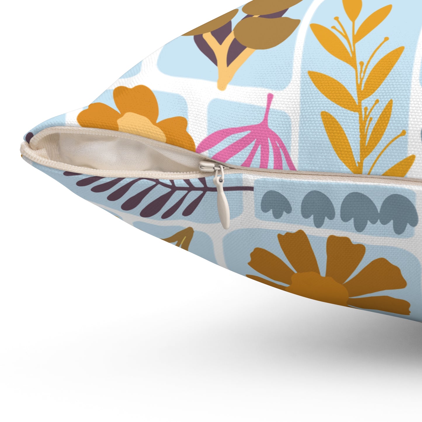 Botanical Floral Pillow, Home Decor, Cozy Living Room Accent, Gift for Nature Lovers, Spring Decor, Flower Cushion