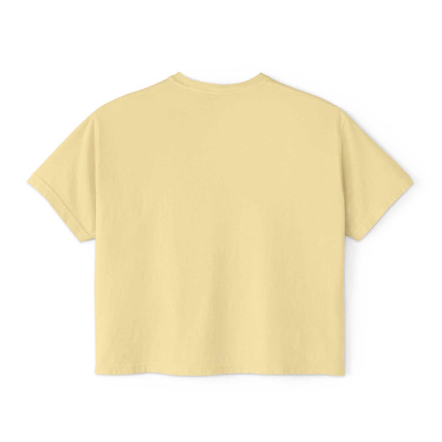Sunny Floral Women's Boxy Tee - Casual Comfort for Every Occasion