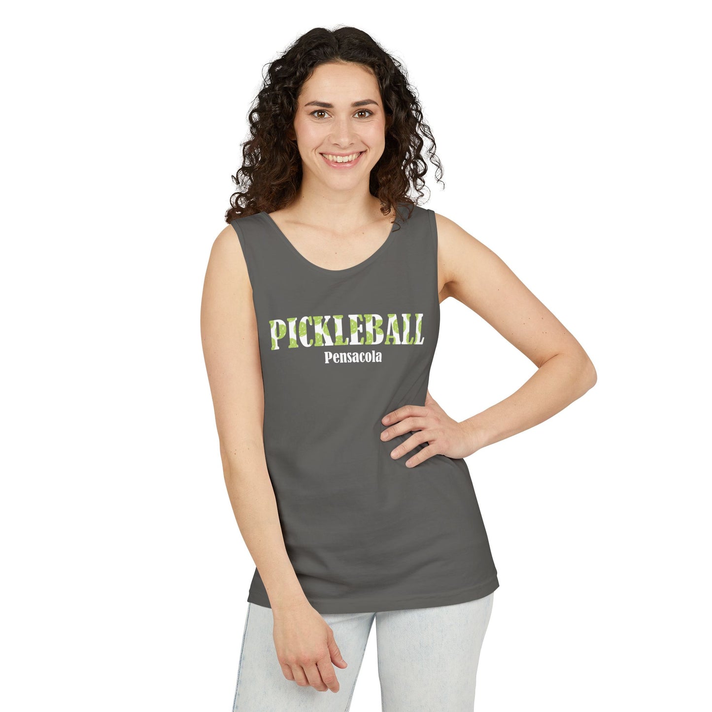 Personalizable! Pickleball Unisex Tank Top, Summer Sports Apparel, Gift for Athletes, Casual Wear, Pickleball Lover Top