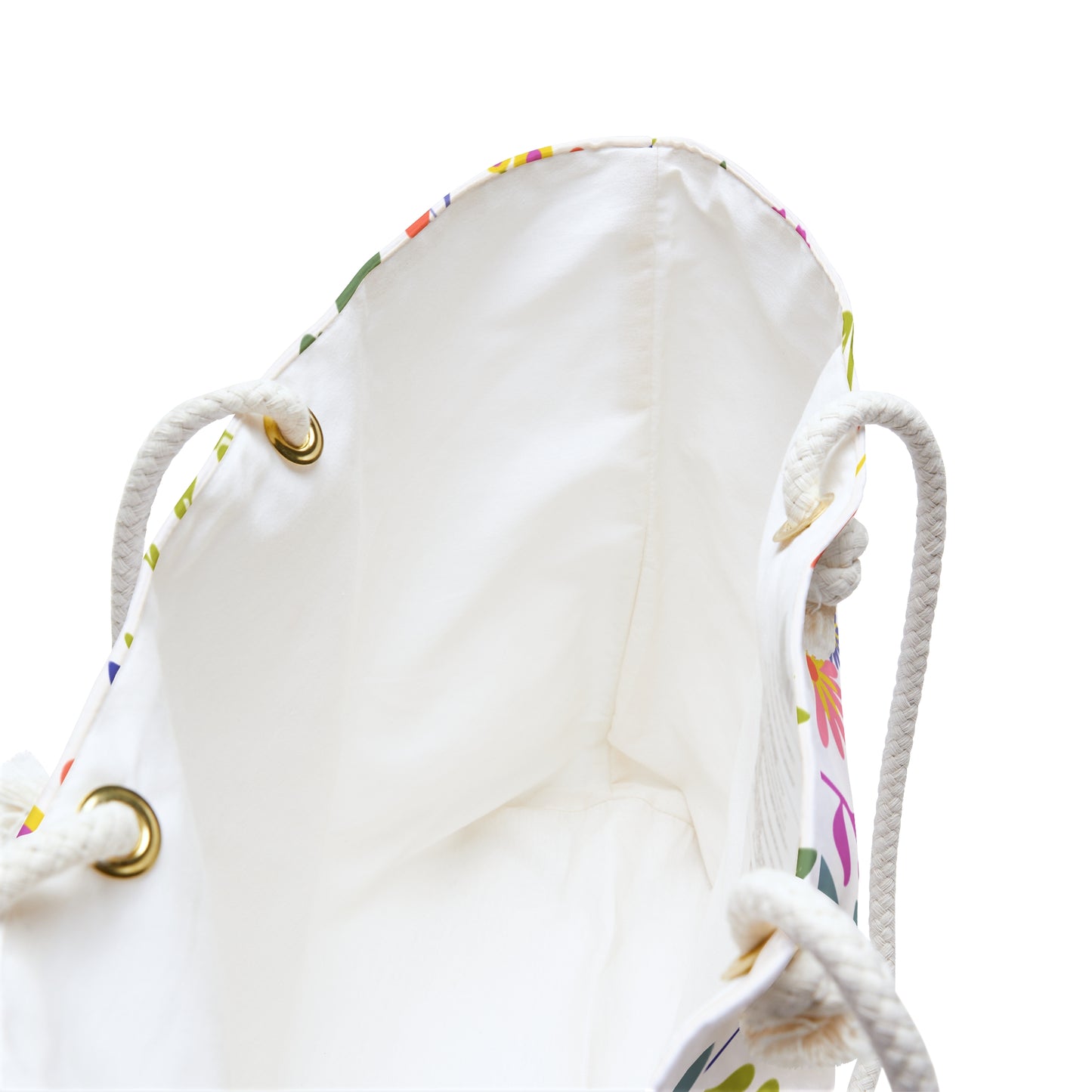 Floral Meadow Weekender Bag — Colorful Wildflower Travel Tote