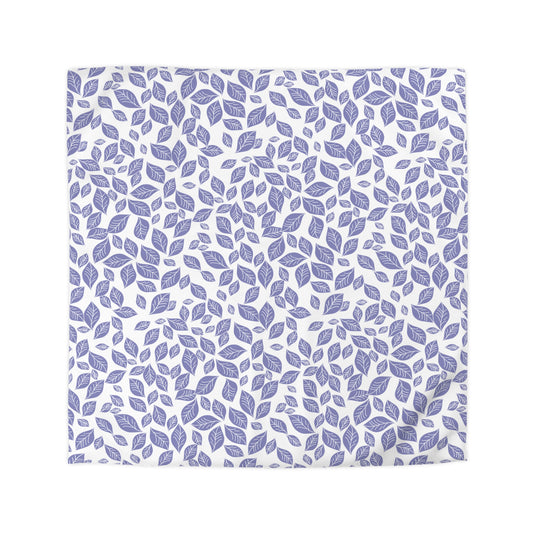 Microfiber Duvet Cover - Serene Leaf Pattern, Soft Bedding Set, Elegant Bedroom Decor, Cozy Home Accessory, Perfect Gift for All Occasions