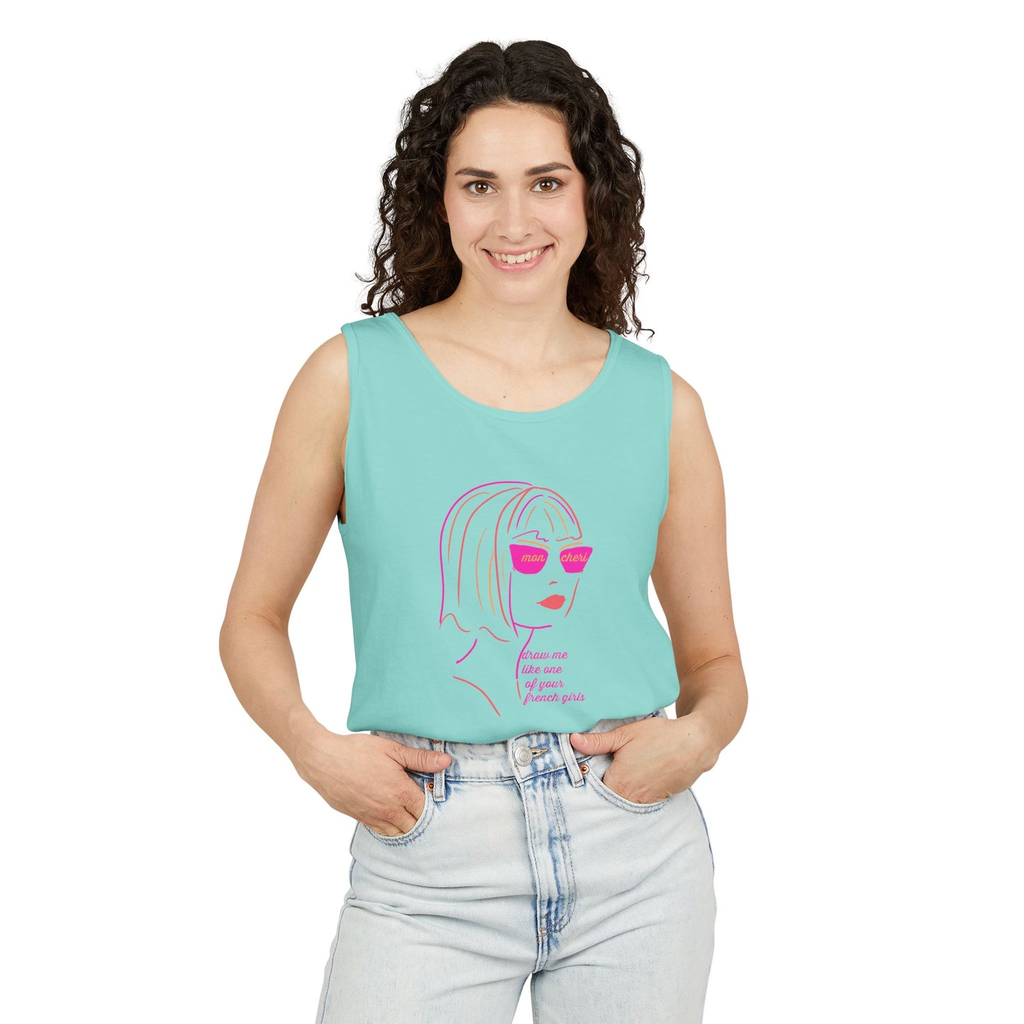 French Tank Top- "Draw me like one of your French girls."